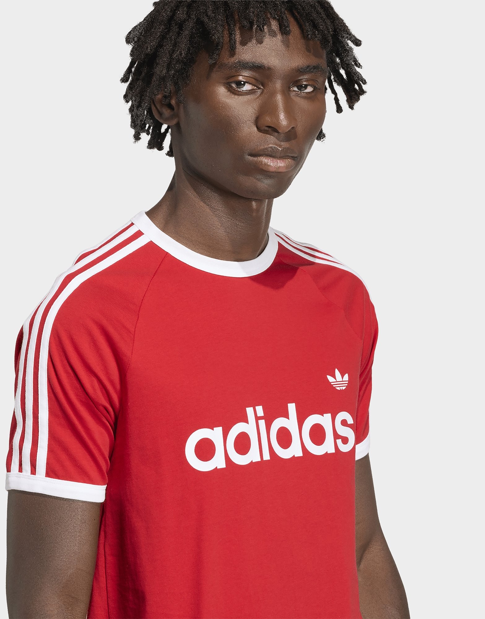adidas 3-streifen Ringer T-shirt, Schmal Geschnitten
