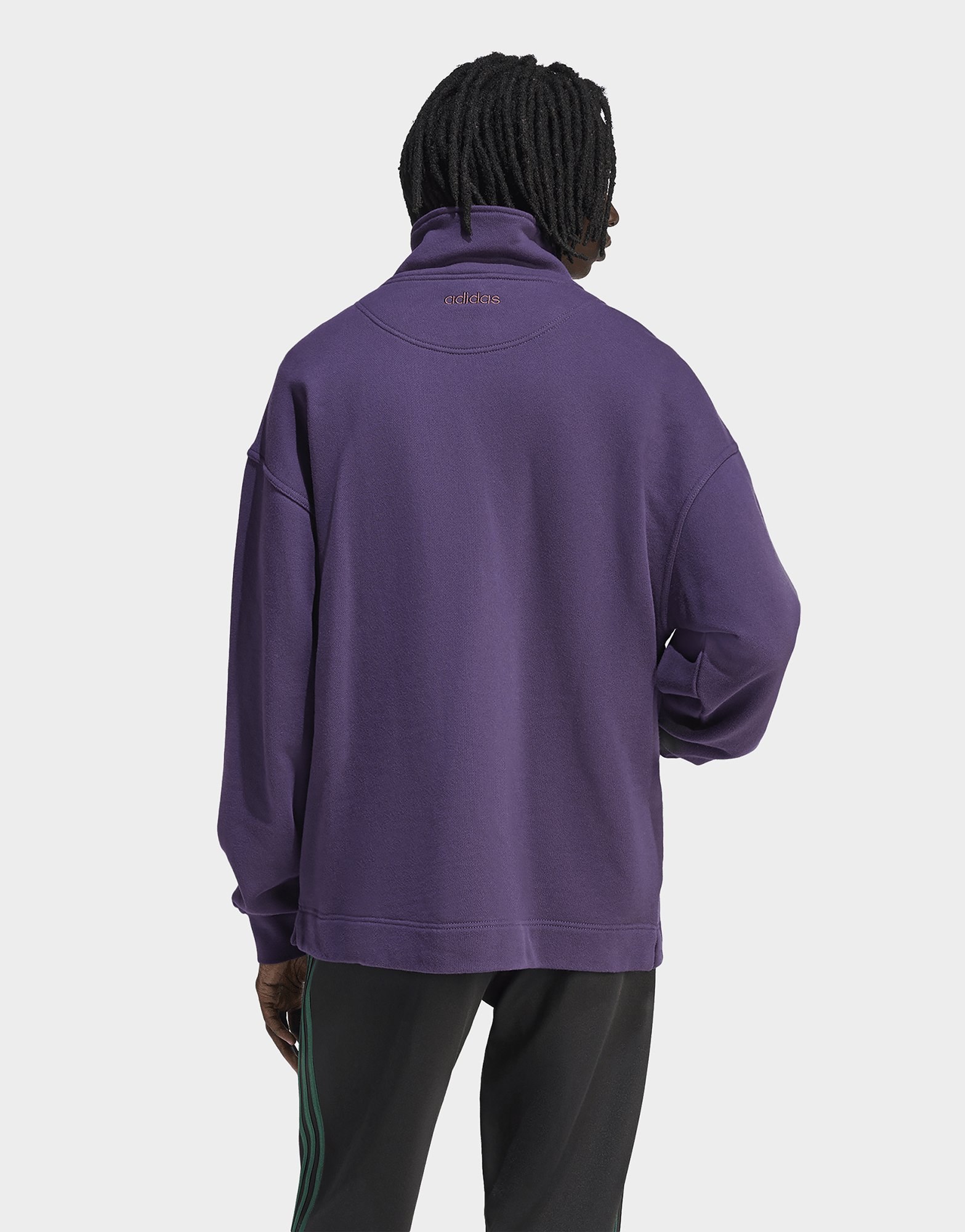 adidas 90s Alternative Sport Half Zip Graphic Fleece-sweatshirt