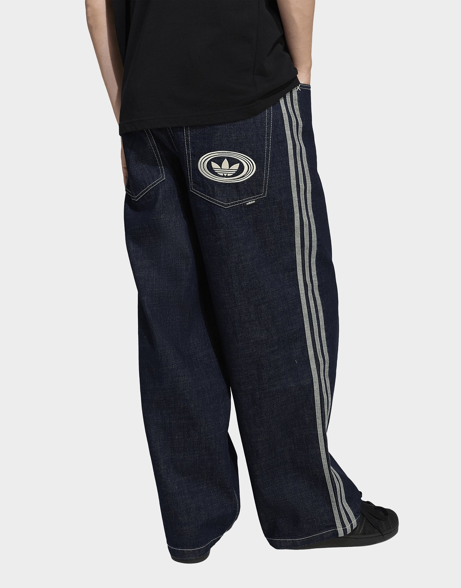 adidas 90s Alternative Sport Wide Leg Skater Jeans