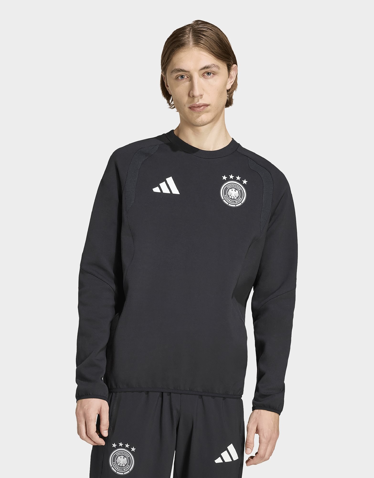 adidas Deutschland Tiro Travel Sweatshirt, Rundhalsausschnitt