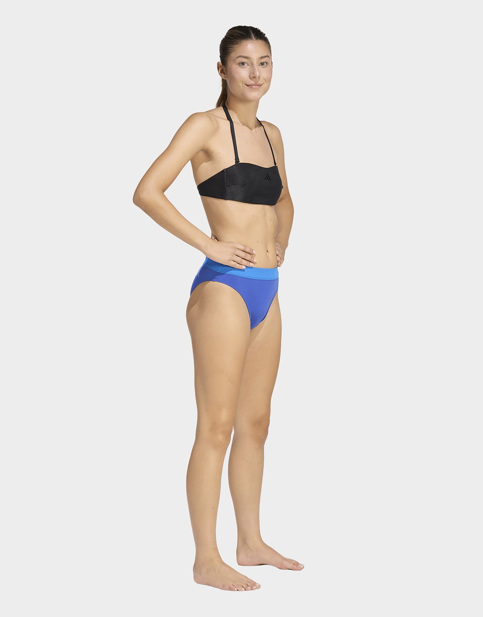 adidas Optimé Aqua Bikinihose, Halbhoher Bund