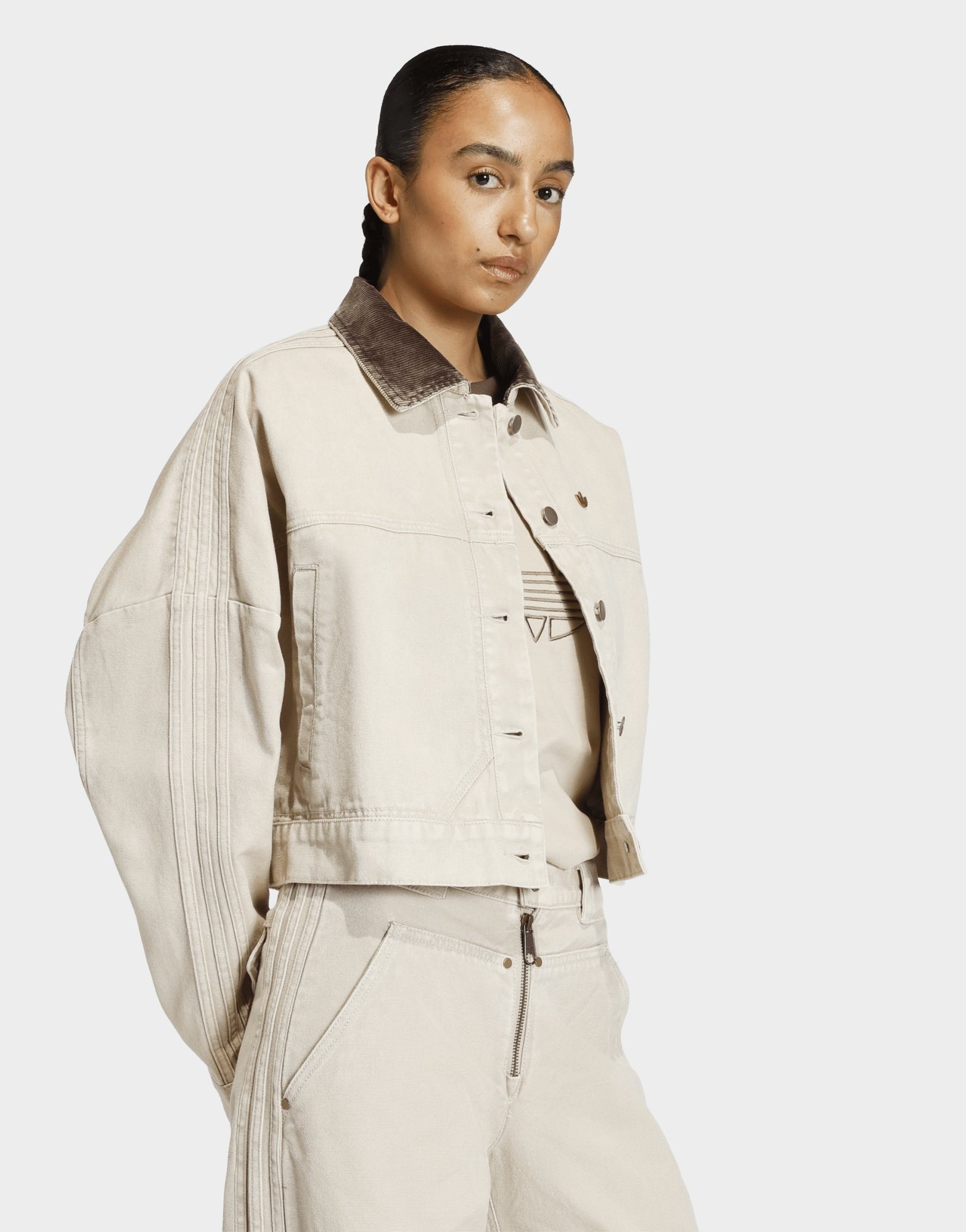 adidas Canvas Tracktop Jacke