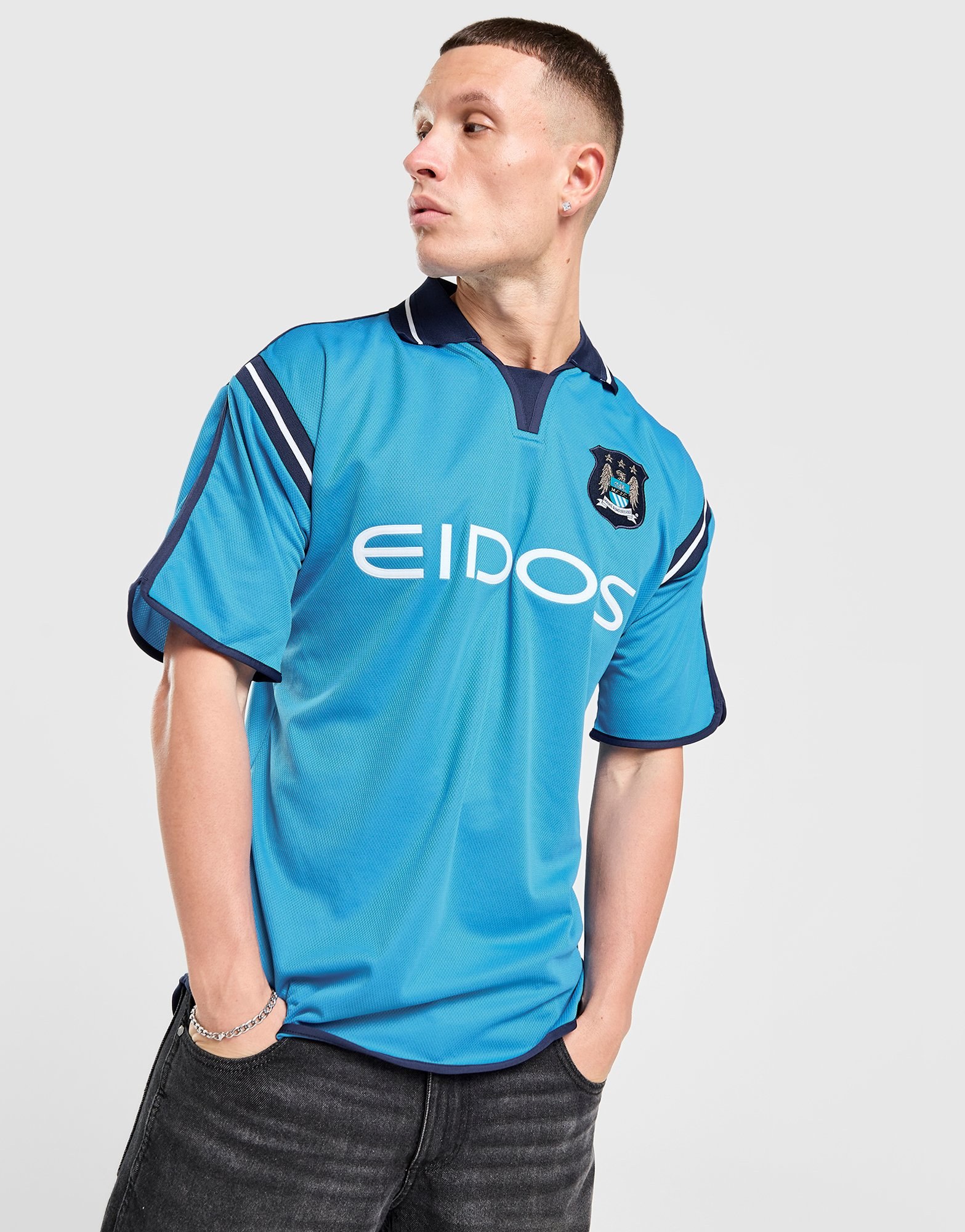 Score Draw Manchester City FC '01 Retro Heim Shirt