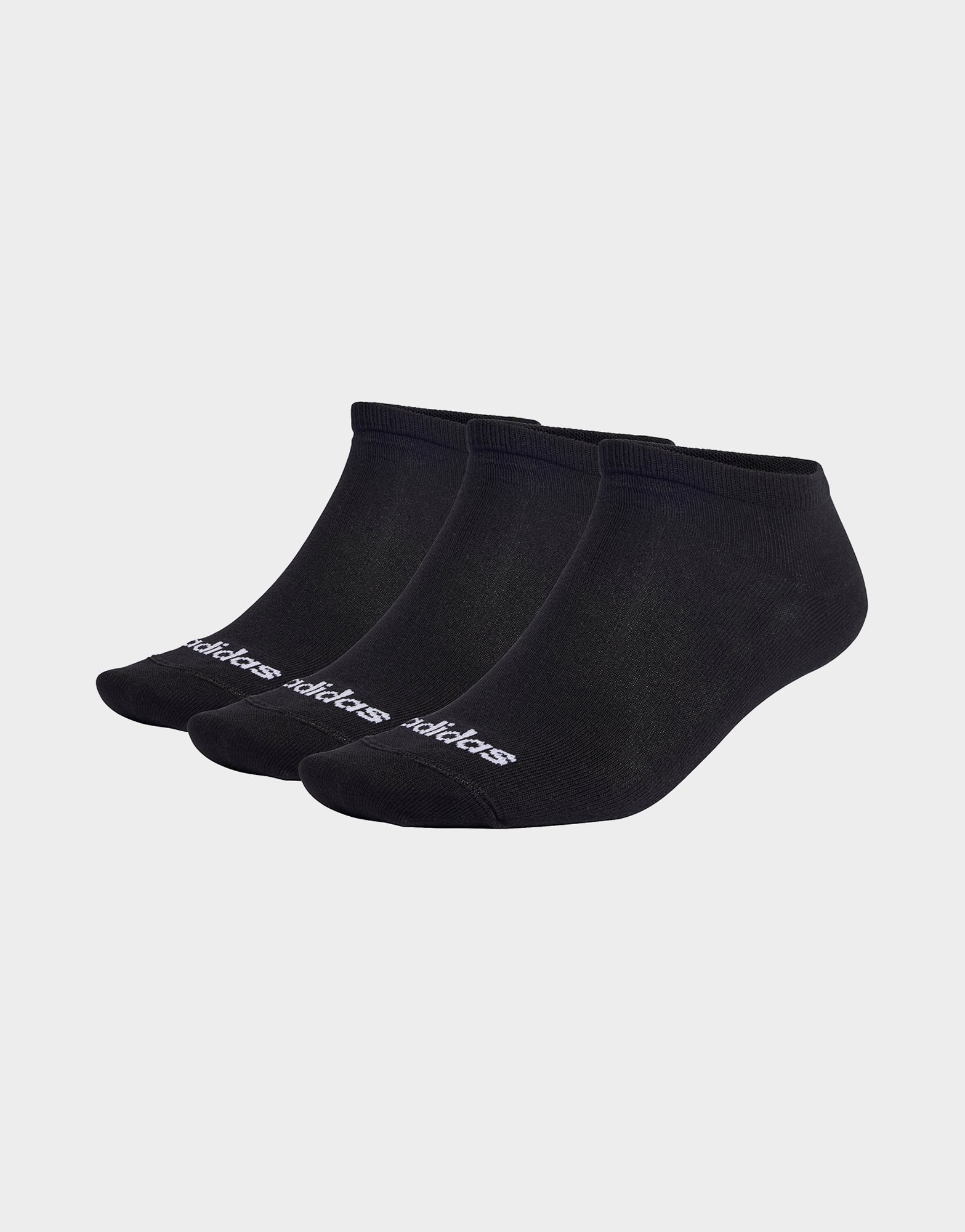 adidas Feine Linear Low-cut Socken, 3 Paar