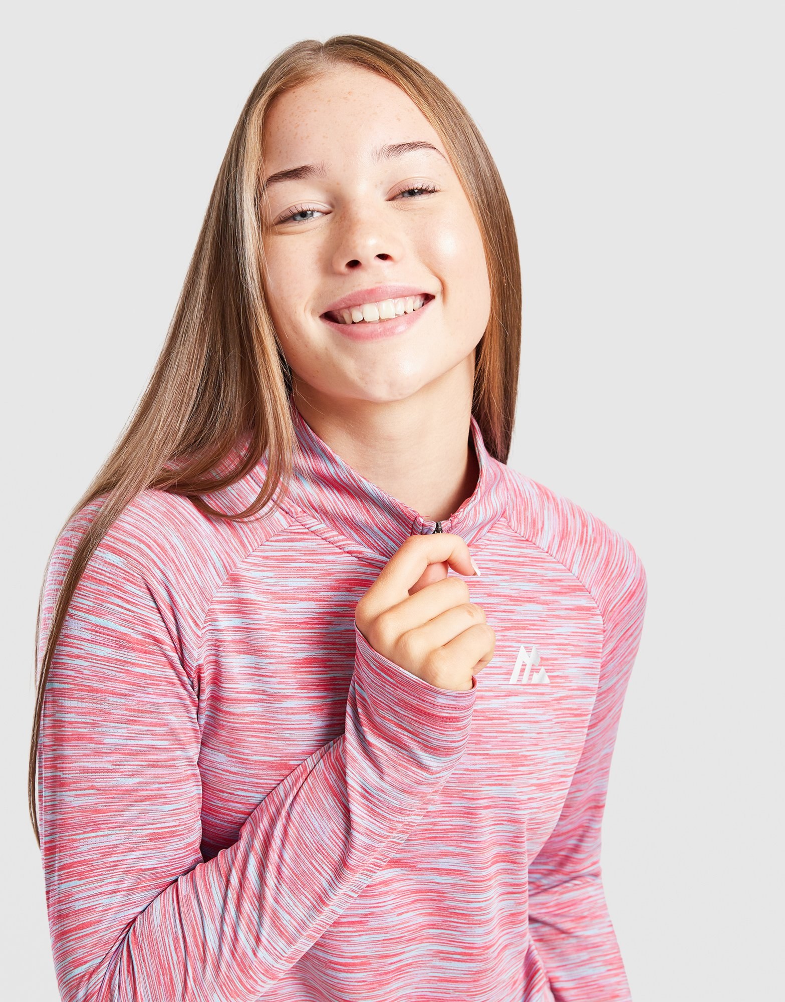 MONTIREX Girls' Trail 1/2 Zip Top Kinder