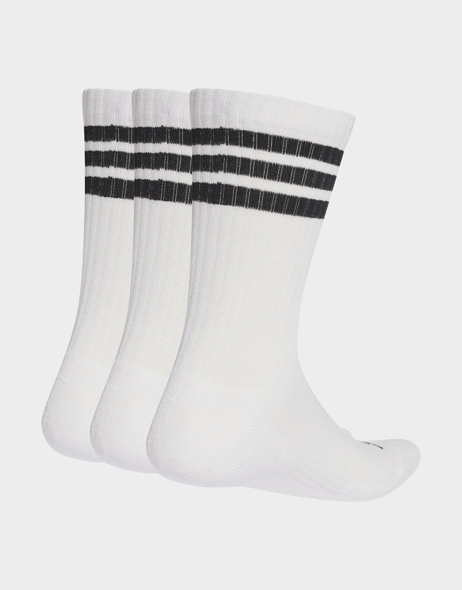 adidas 3-streifen Socken, Knöchellang, Mit Polsterung, 3er-pack