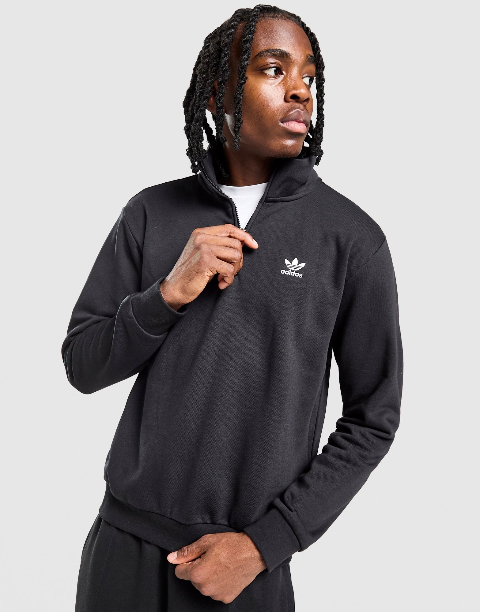 adidas Originals Trefoil Essentials 1/4 Zip Sweatshirt