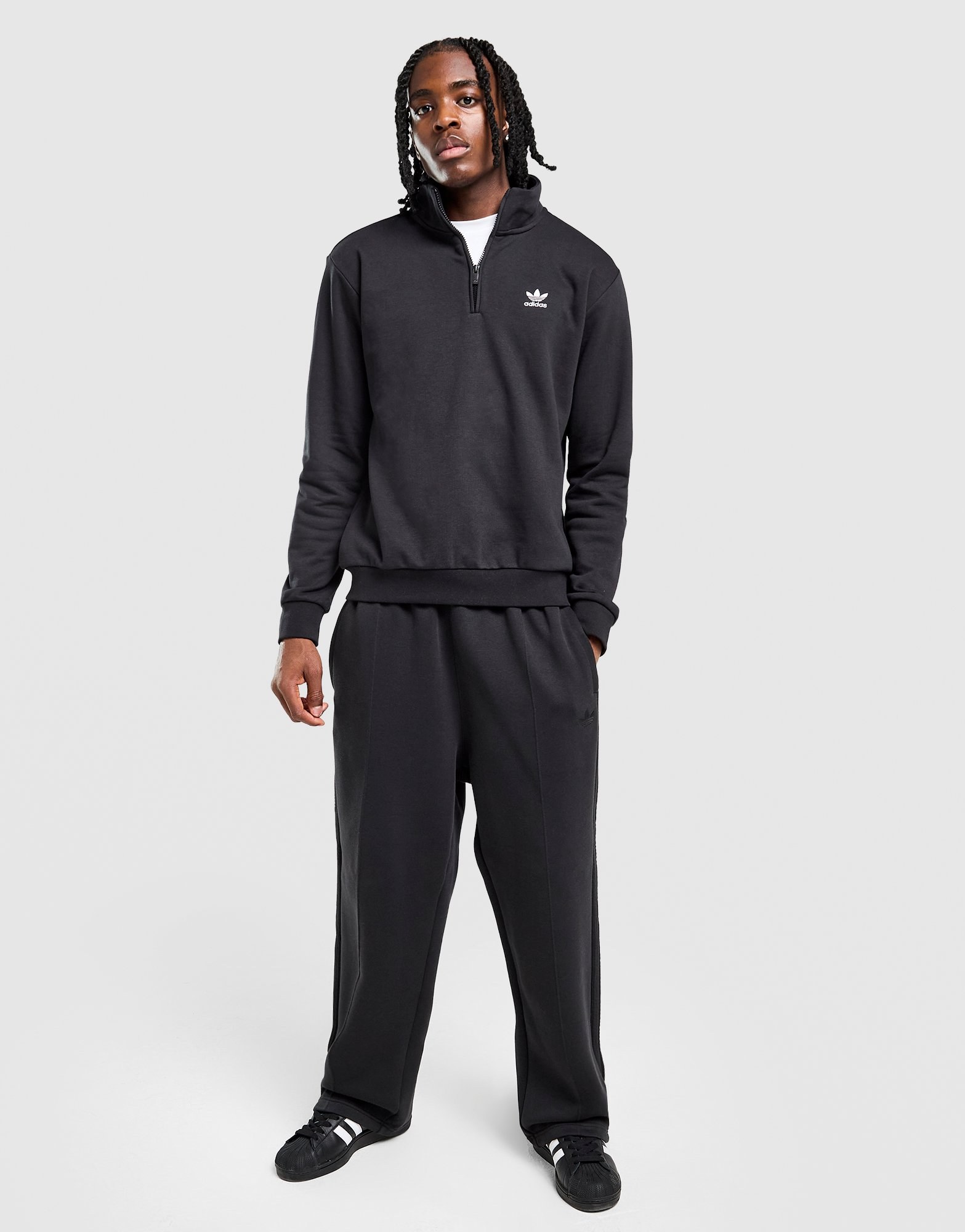 adidas Originals Trefoil Essentials 1/4 Zip Sweatshirt