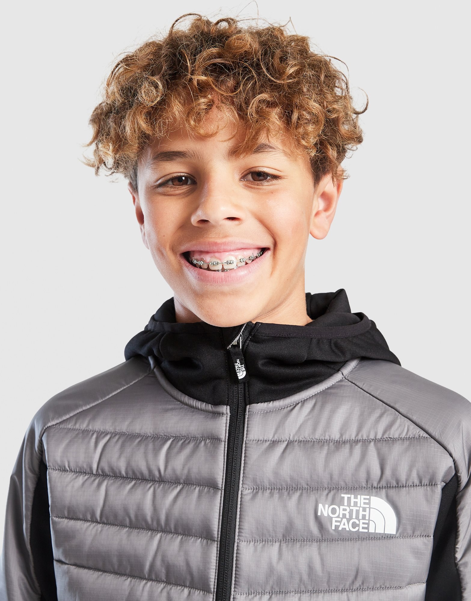 The North Face Hybrid Full Zip Hoodie Kinder
