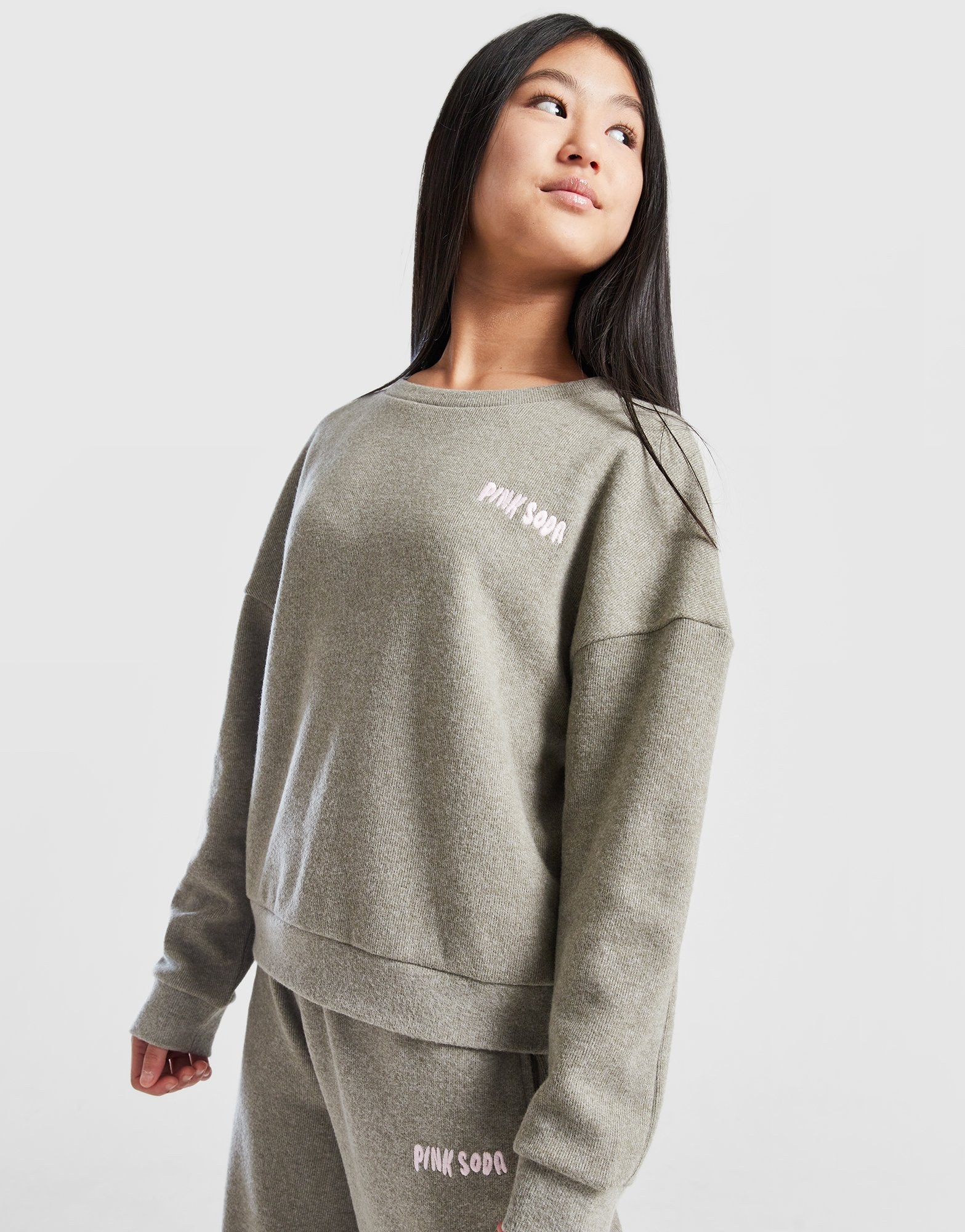 Pink Soda Sport Girls' Ava Crew Sweatshirt Kinder