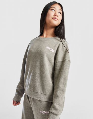 Pink Soda Sport Girls' Ava Crew Sweatshirt Kinder