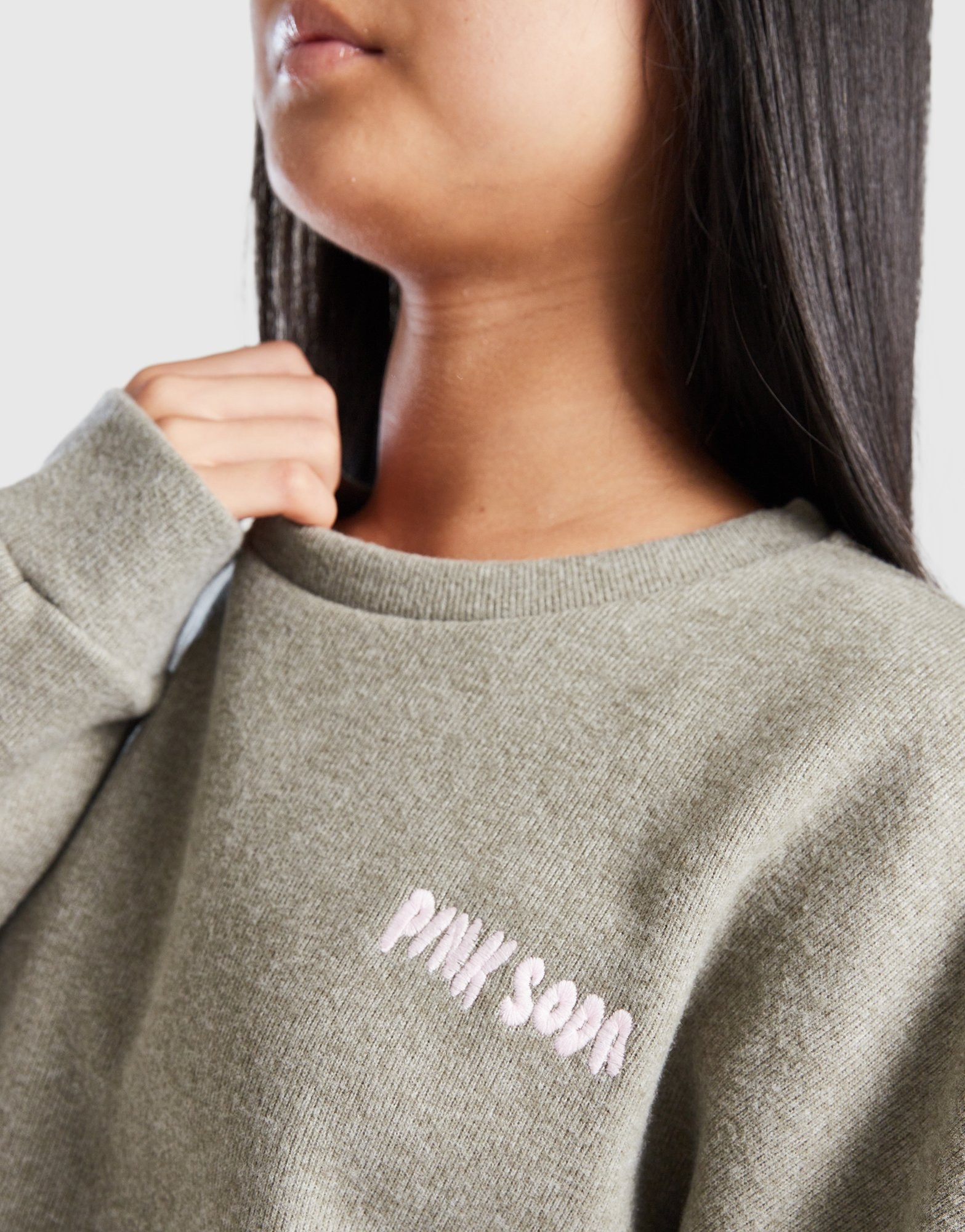 Pink Soda Sport Girls' Ava Crew Sweatshirt Kinder