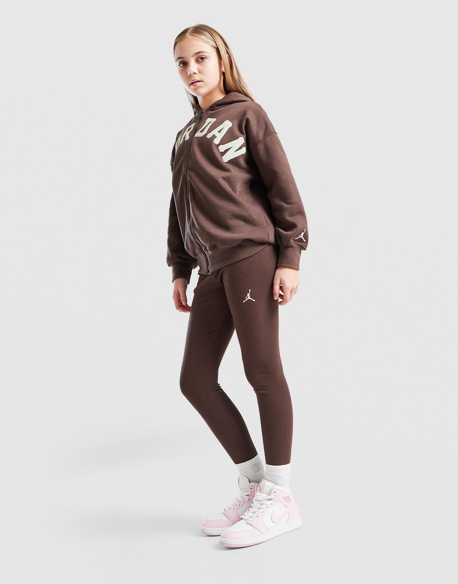 Jordan Girls' Icon Ribbed Leggings Kinder