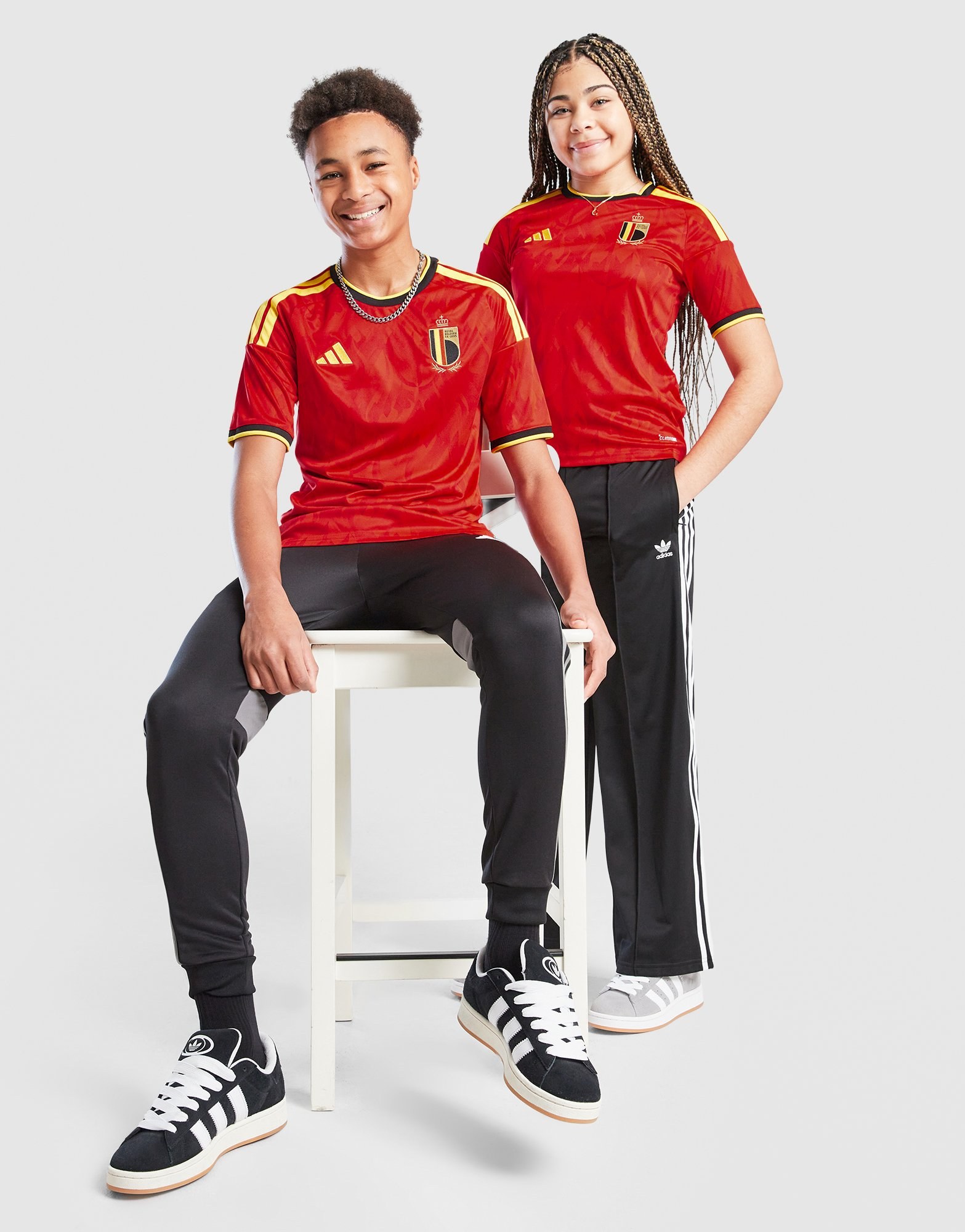 adidas Belgien 2026 Heim Shirt Kinder