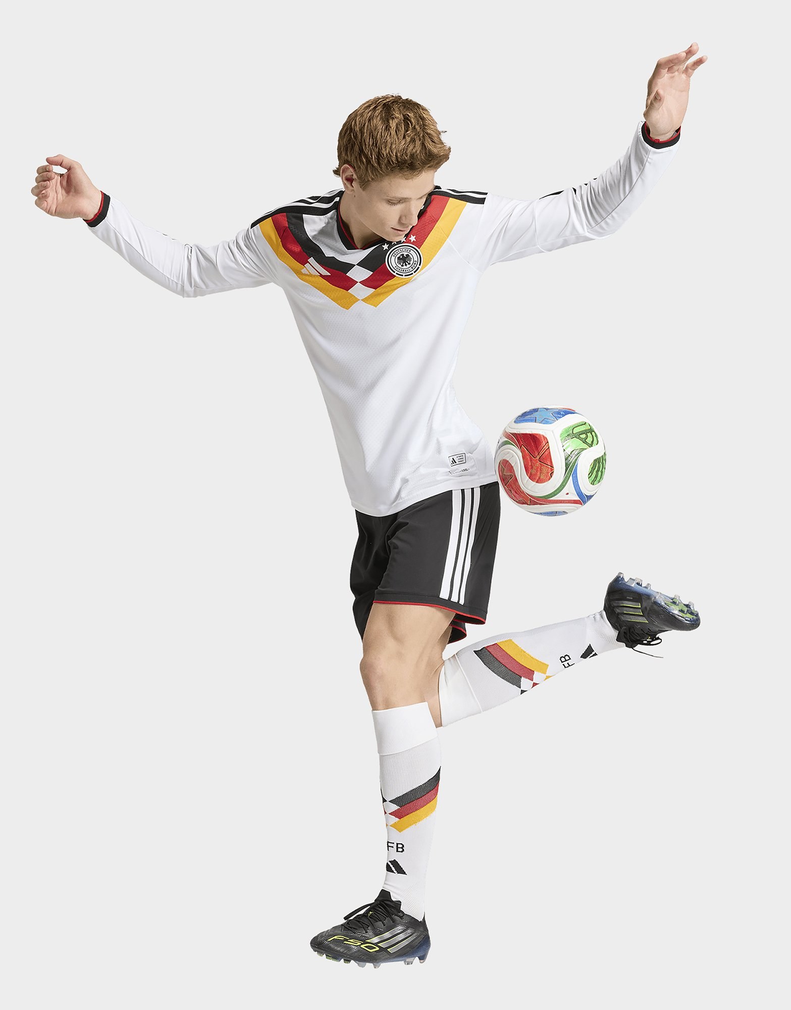 adidas Deutschland 26 Authentic Heimtrikot, Langärmlig