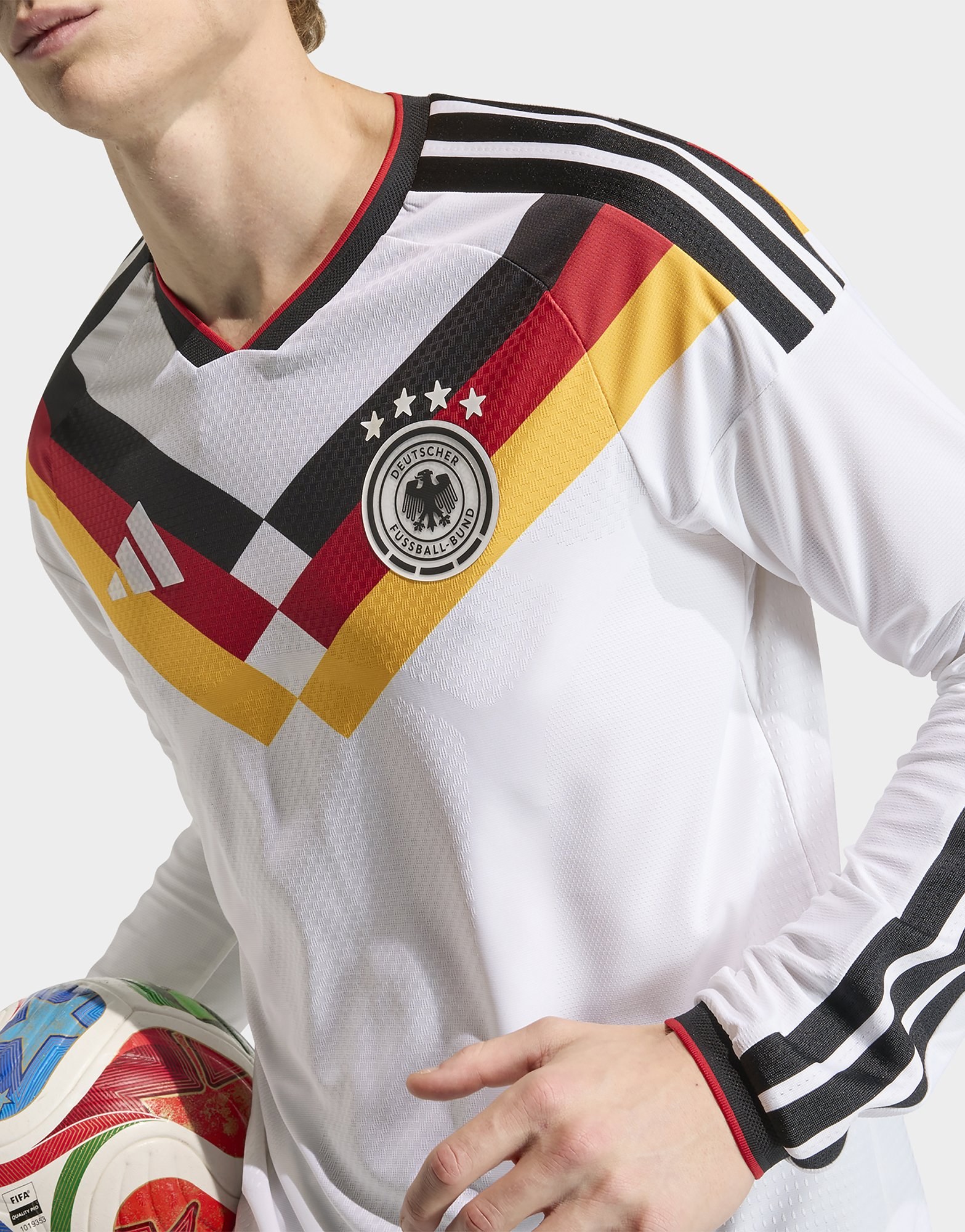 adidas Deutschland 26 Authentic Heimtrikot, Langärmlig