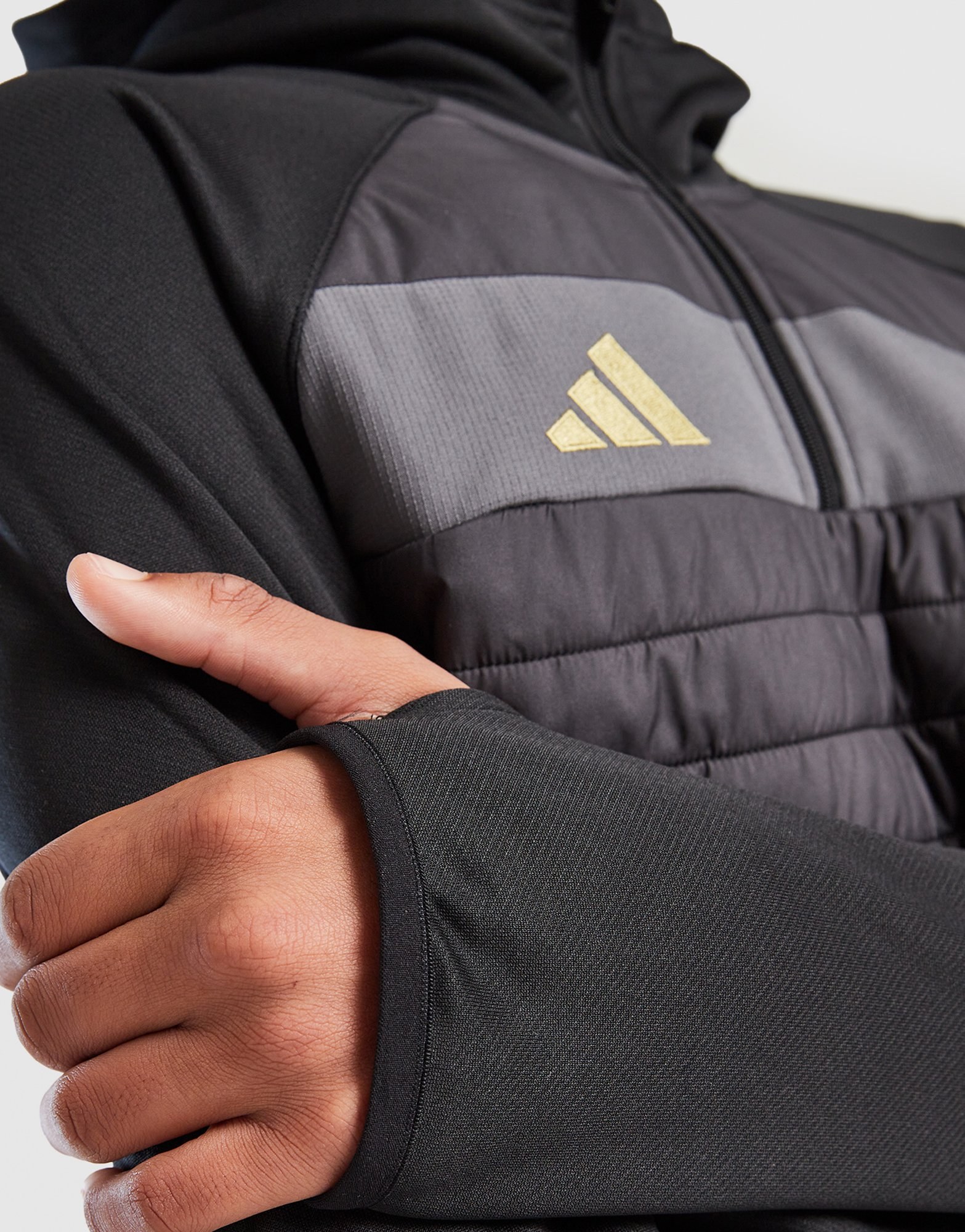 adidas Winterized Tiro 1/4 Zip Hoodie Kinder
