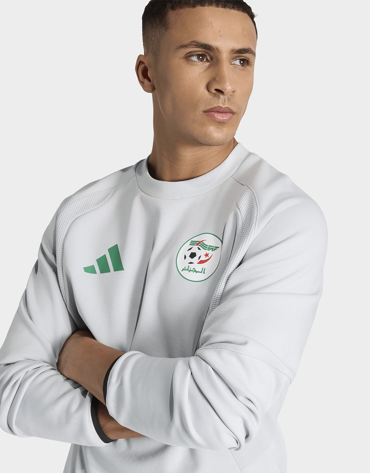 adidas Algerien Tiro Travel Windbreaker, durchgehender Reißverschluss