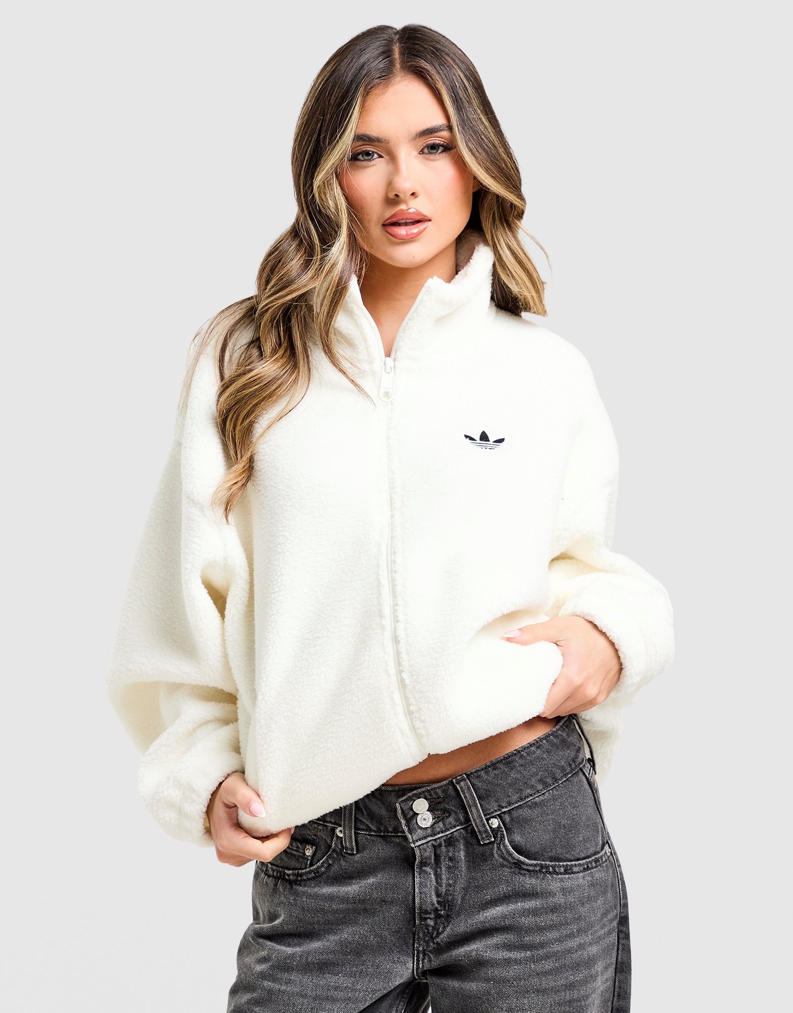 adidas Originals Teddy Full Zip Jacke Damen