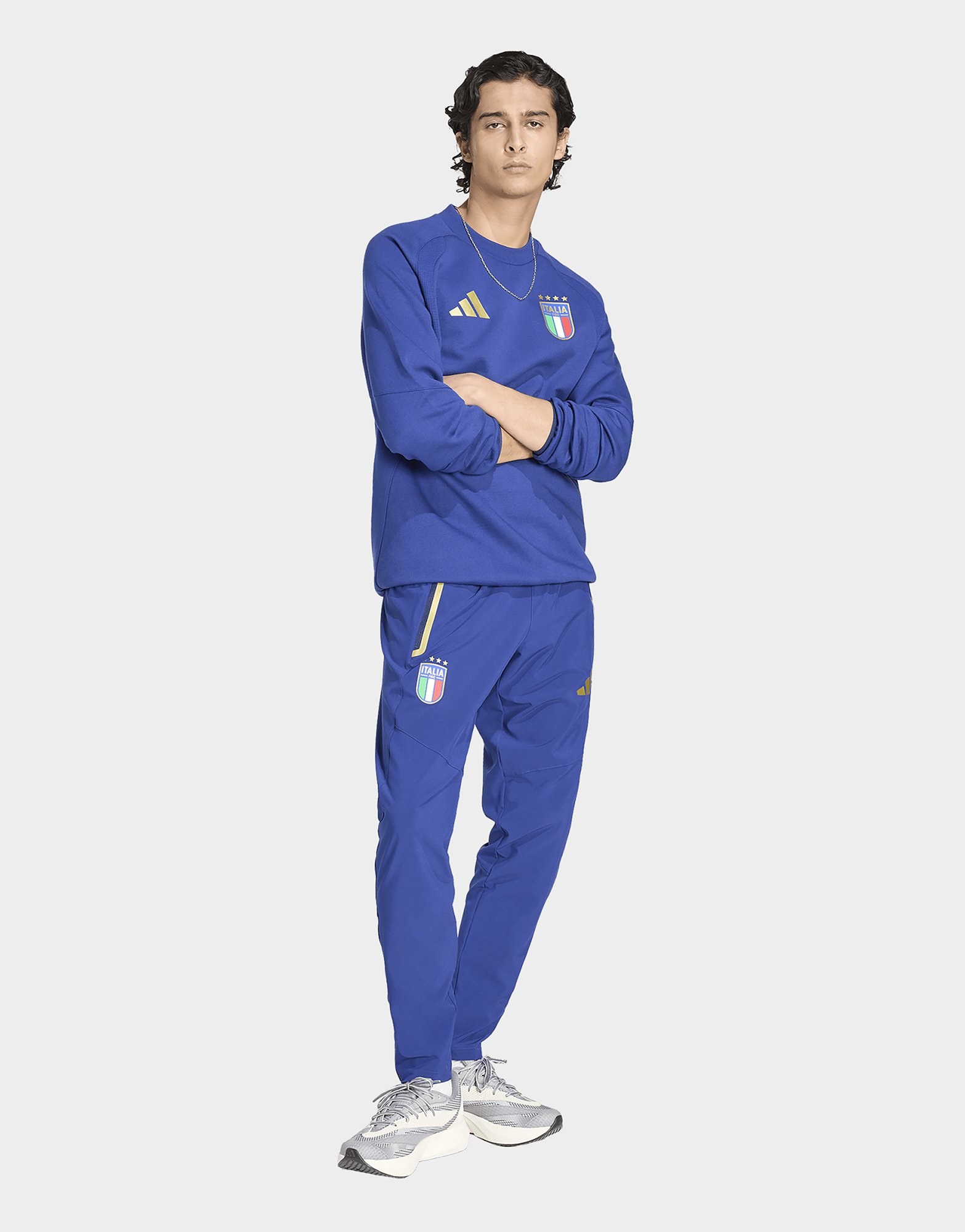 adidas Italien Tiro Travel Sweatshirt, Rundhalsausschnitt