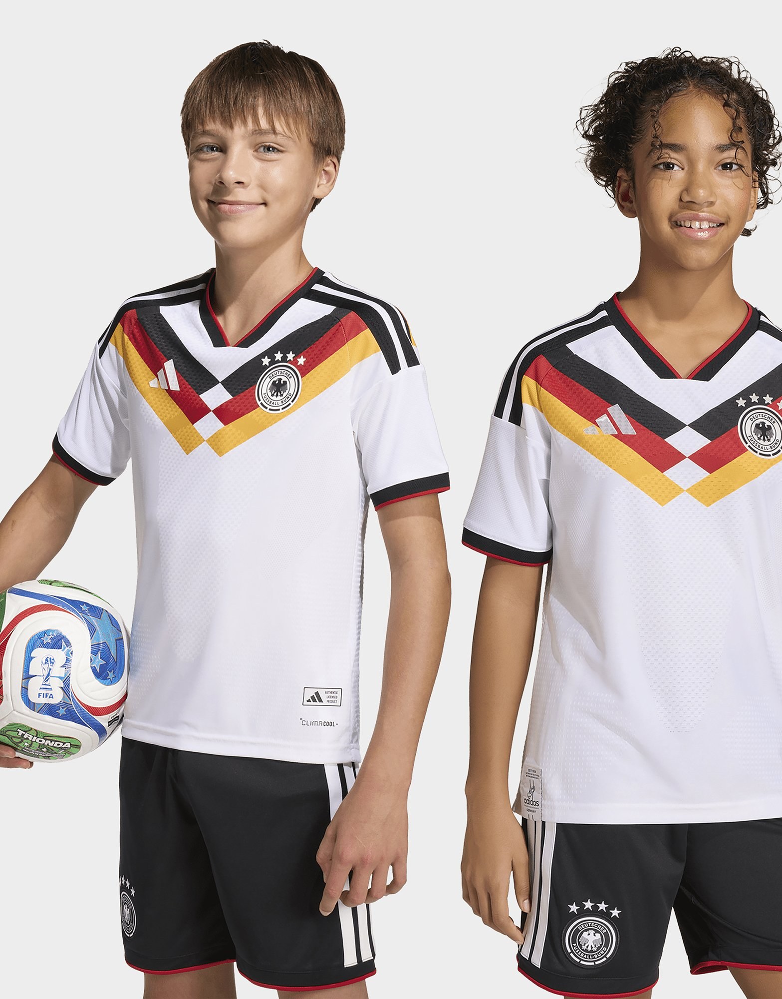 adidas Deutschland 26 Authentic Kids Heimtrikot