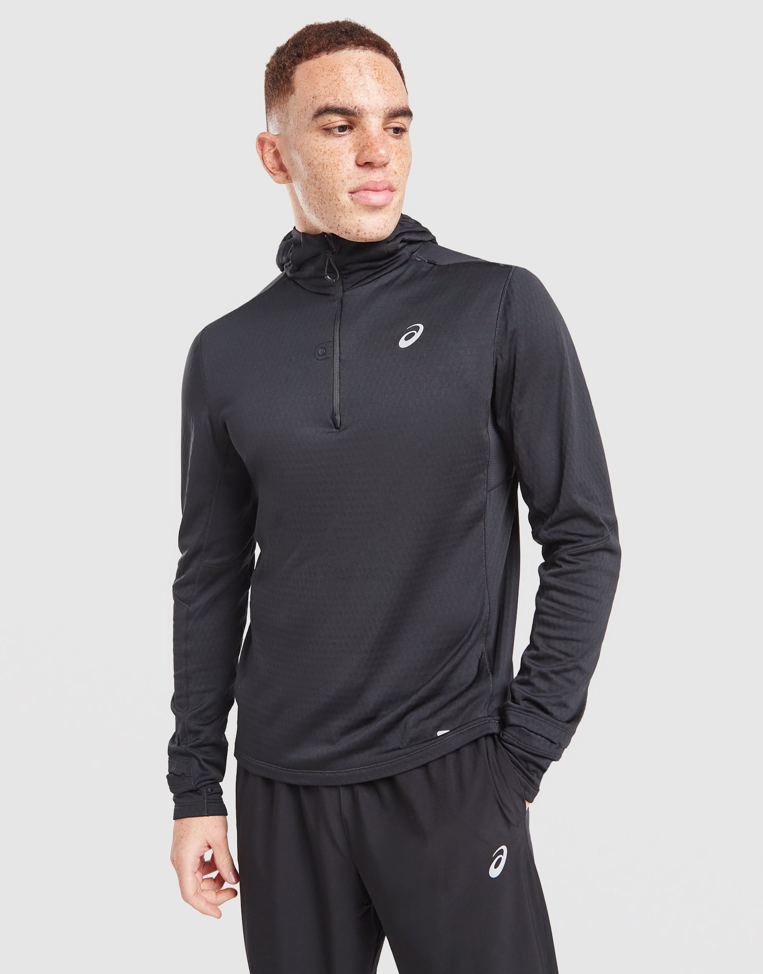 ASICS Road Winter 1/4 Zip Hoodie