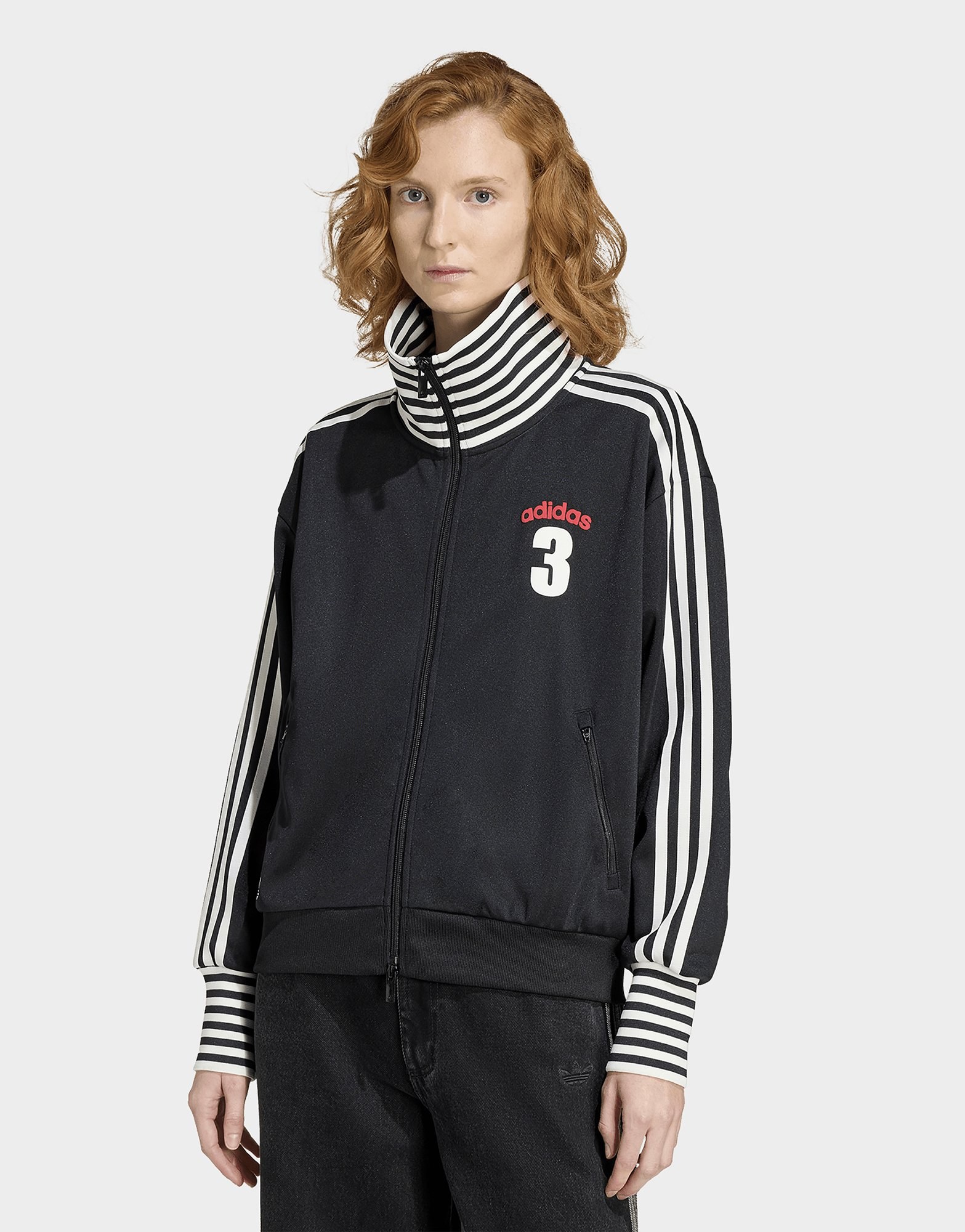 adidas Originals Vintage Bb Tt Striped Rib Track Top