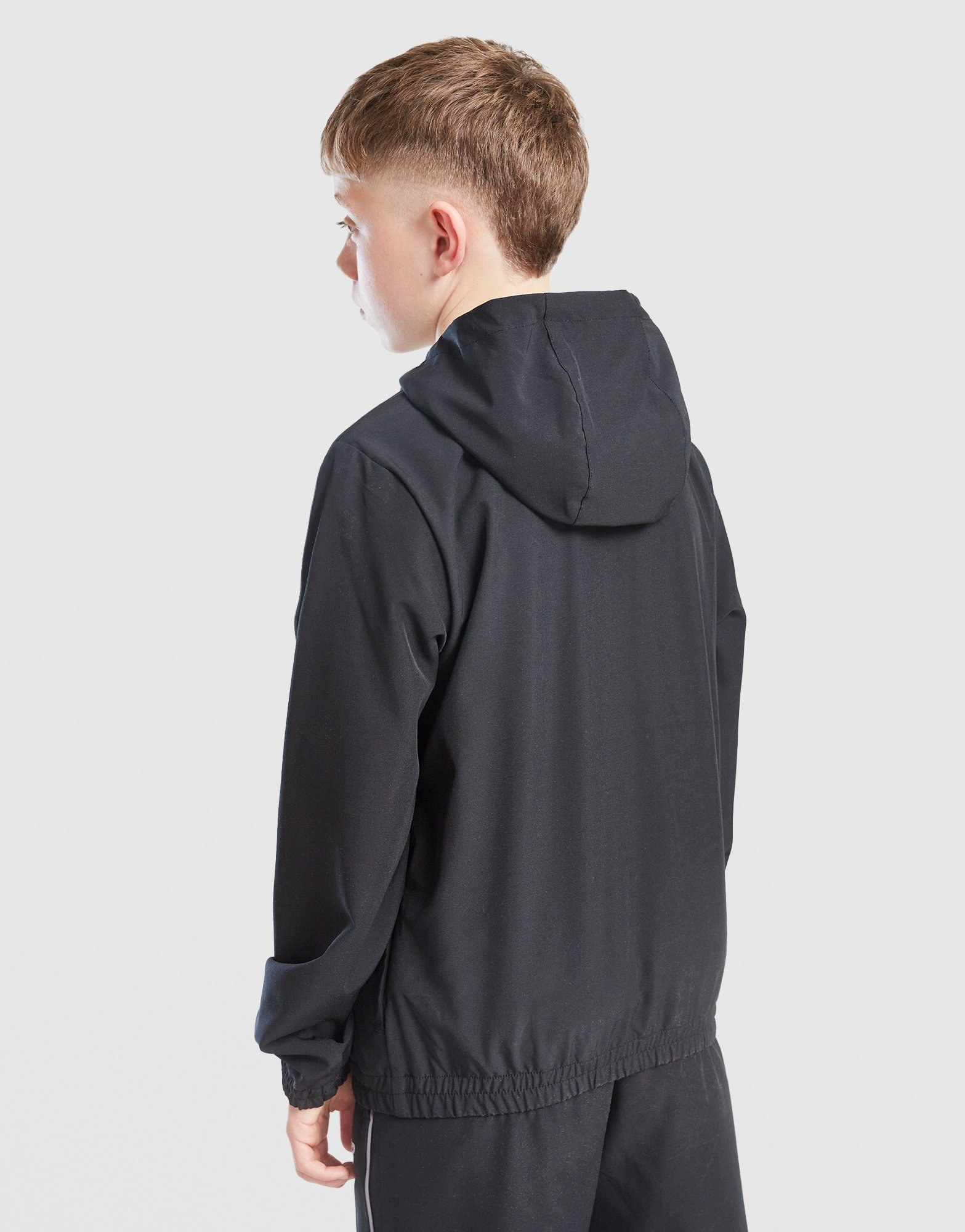New Balance Track Woven Hoodie Kinder