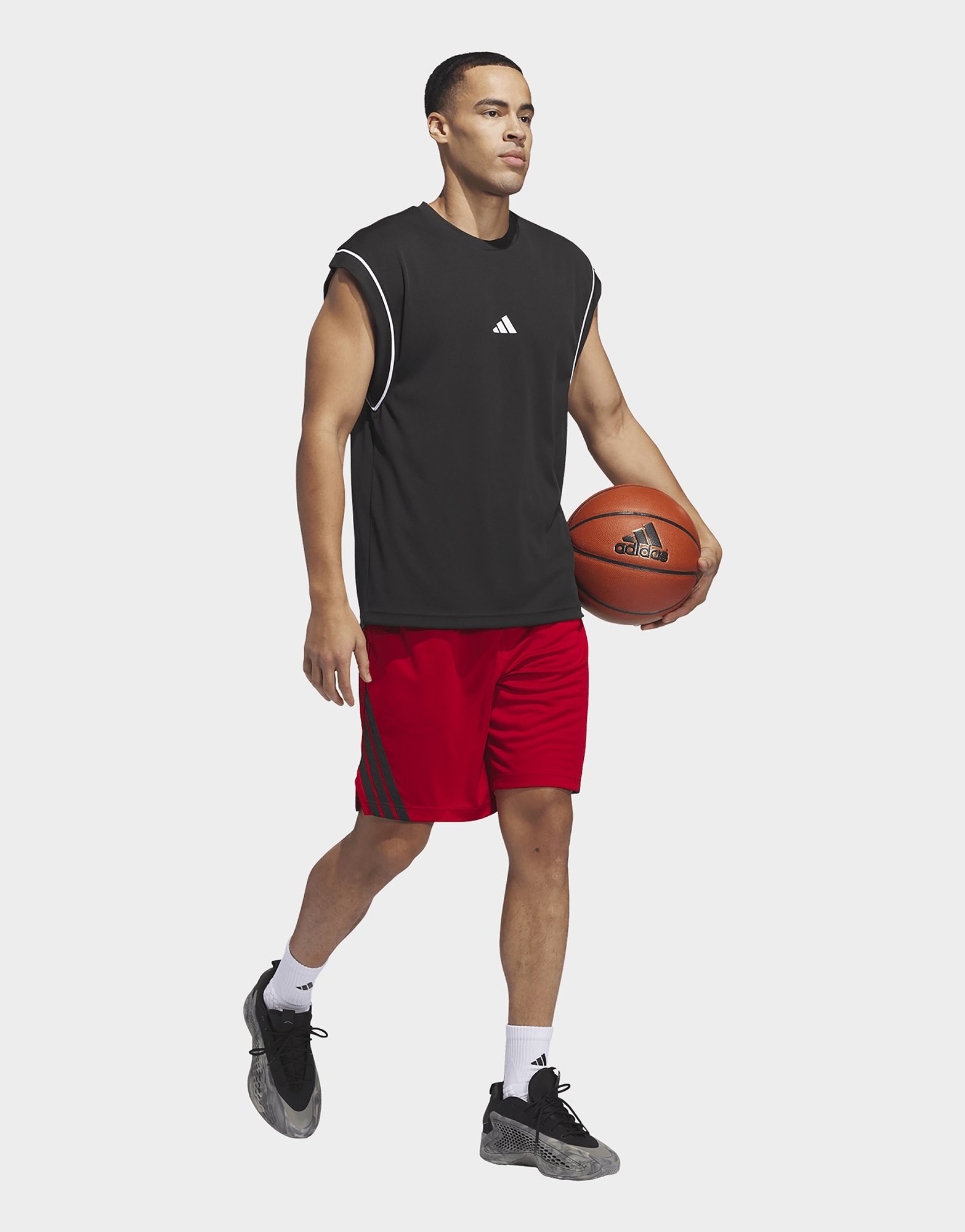 adidas Legends 3-streifen Basketball Shorts