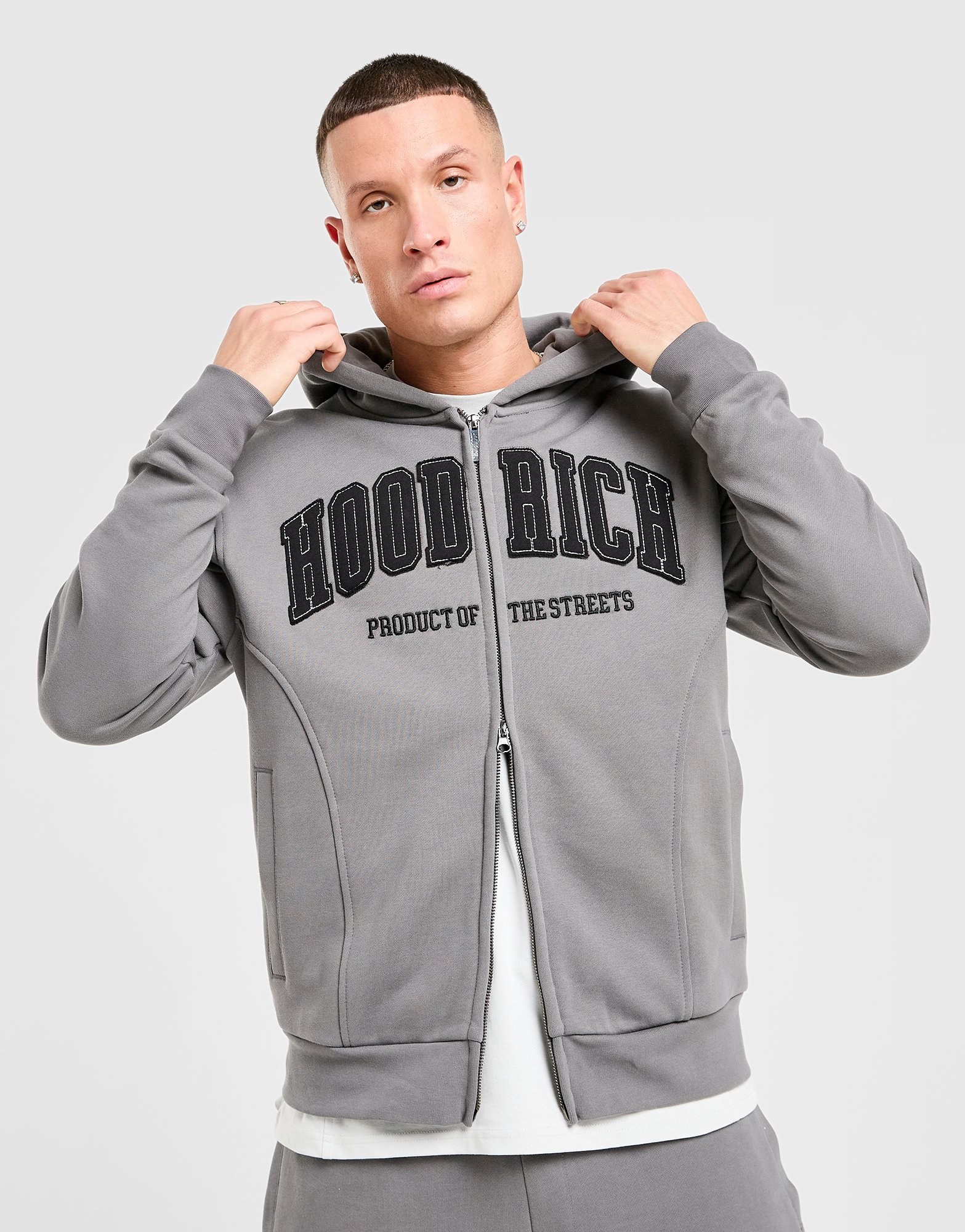 Hoodrich Cursed Full Zip Hoodie