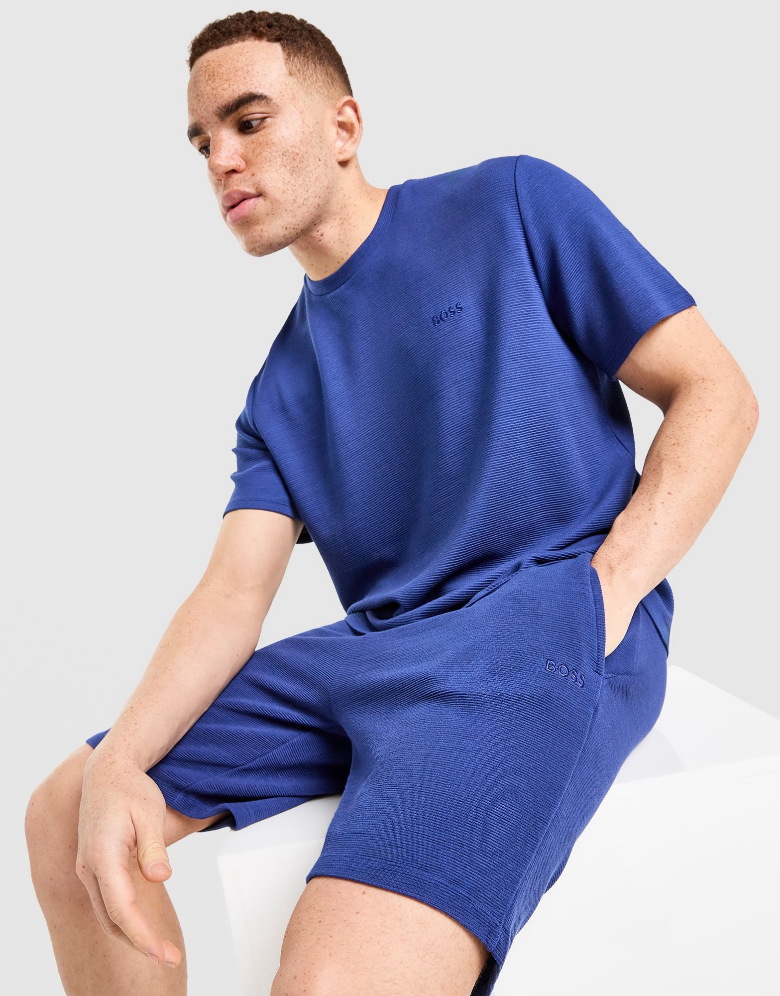 BOSS Ribbed Shorts