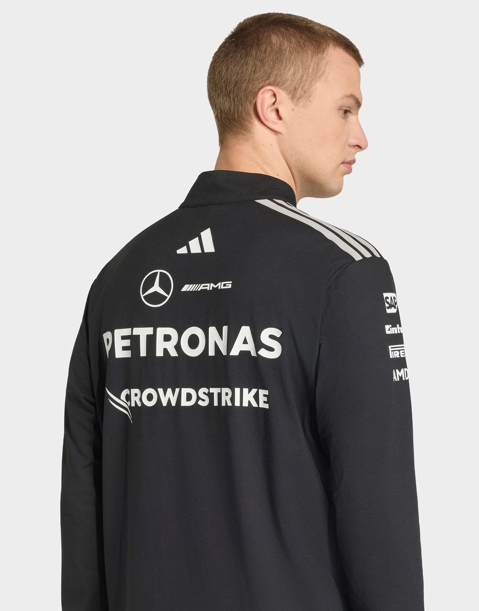 adidas Mercedes-amg Petronas Formula 1 Team Engineers Quarter Zip Sweatshirt
