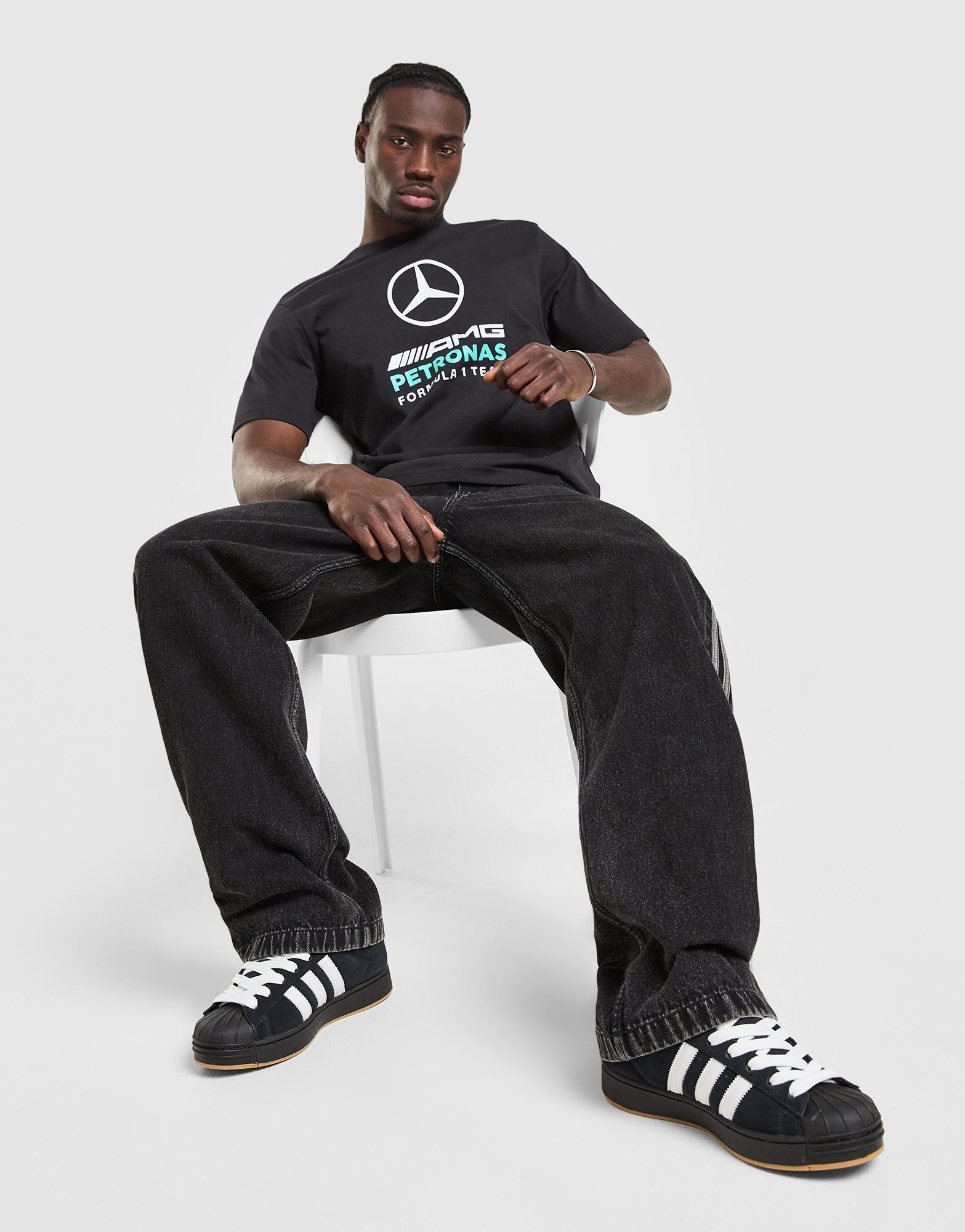 adidas Mercedes-amg Petronas Formula 1 Team Dna Grafik T-shirt