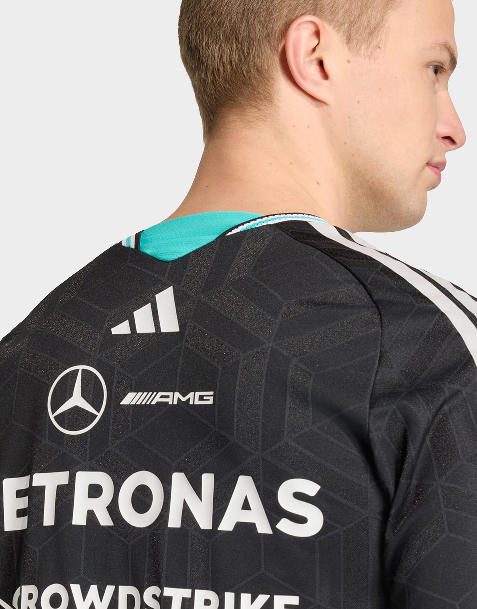 adidas Mercedes - Amg Petronas Formula 1 Team Authentic Langärmeliges Fahrertrikot