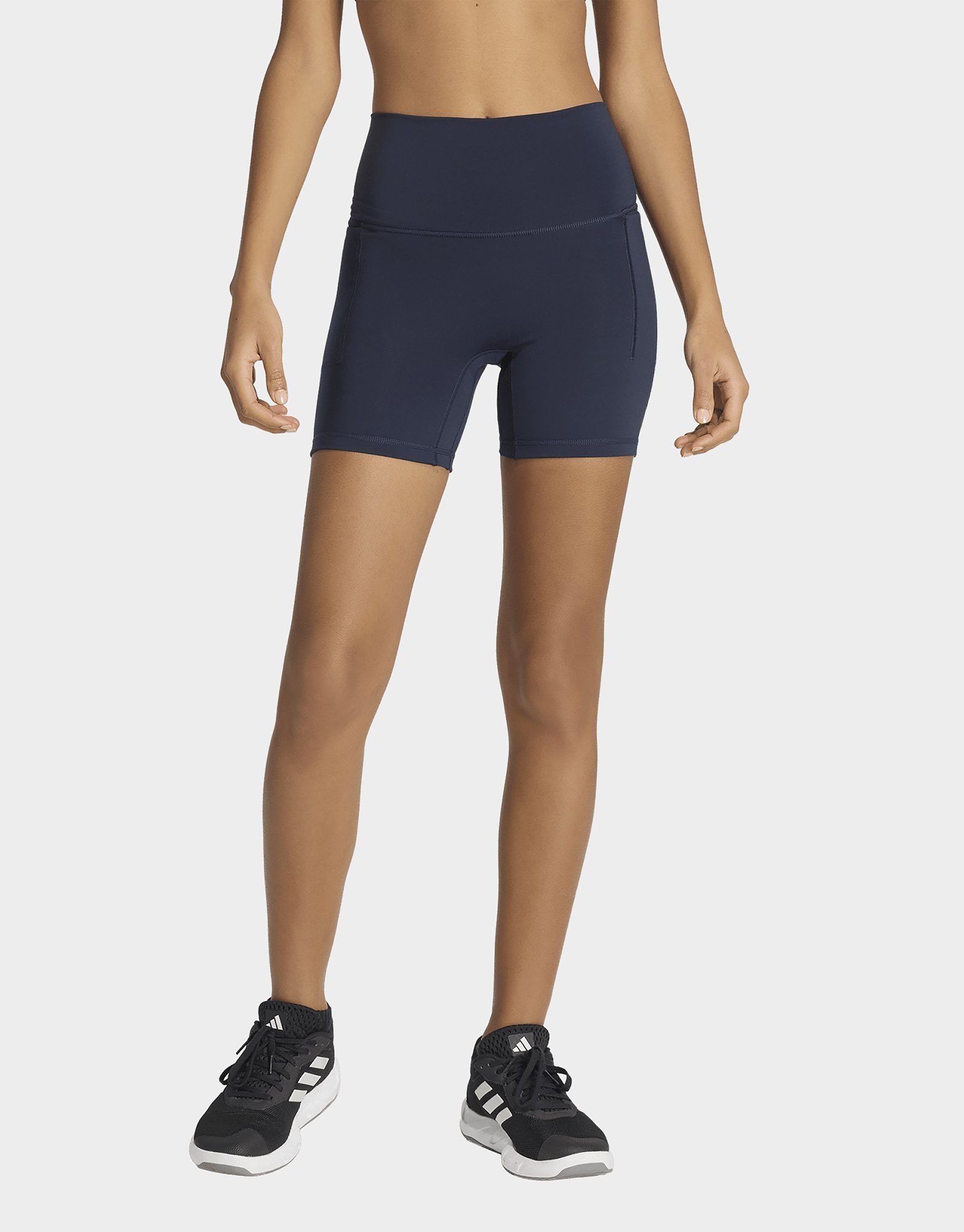 adidas 3-streifen Studio All Me Booty Leggings, Kurz
