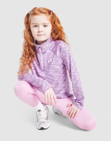 Under Armour Girls' Tech 1/4 Zip Top/Leggings Set Children