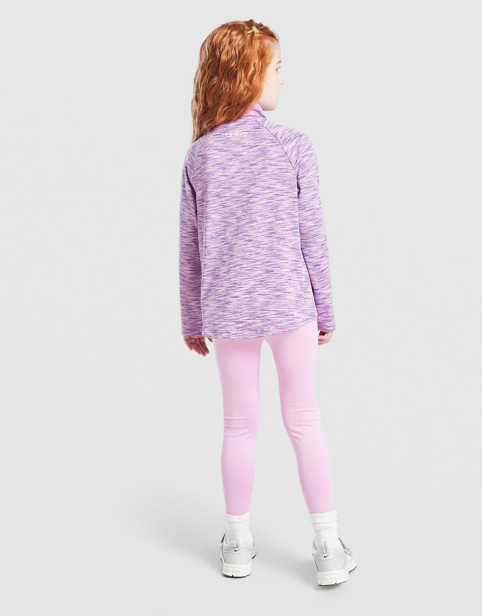 Under Armour Girls' Tech 1/4 Zip Top/Leggings Set Children