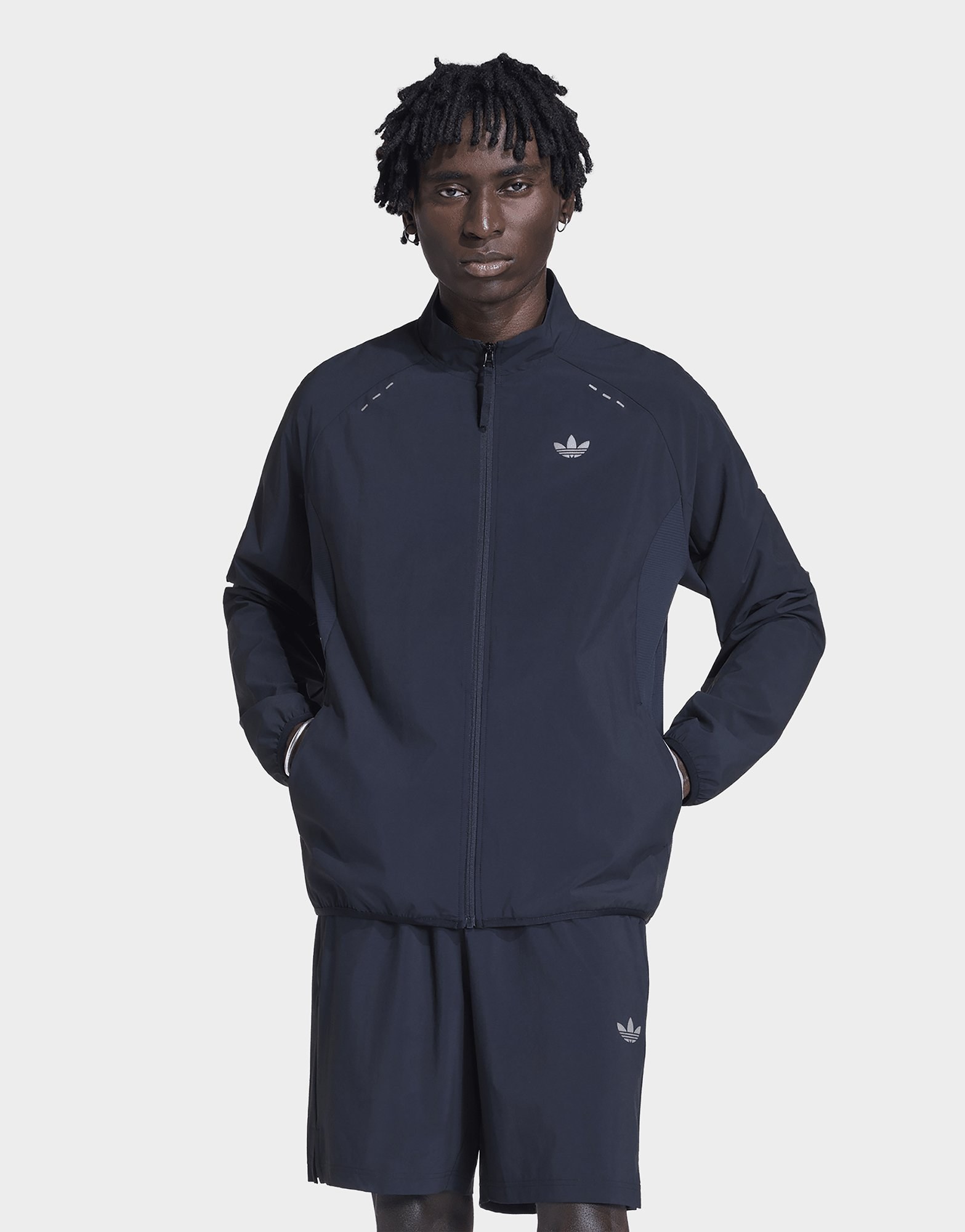 adidas TECH TREFOIL ESSENTIALS FZ HOOD Originals Jacke