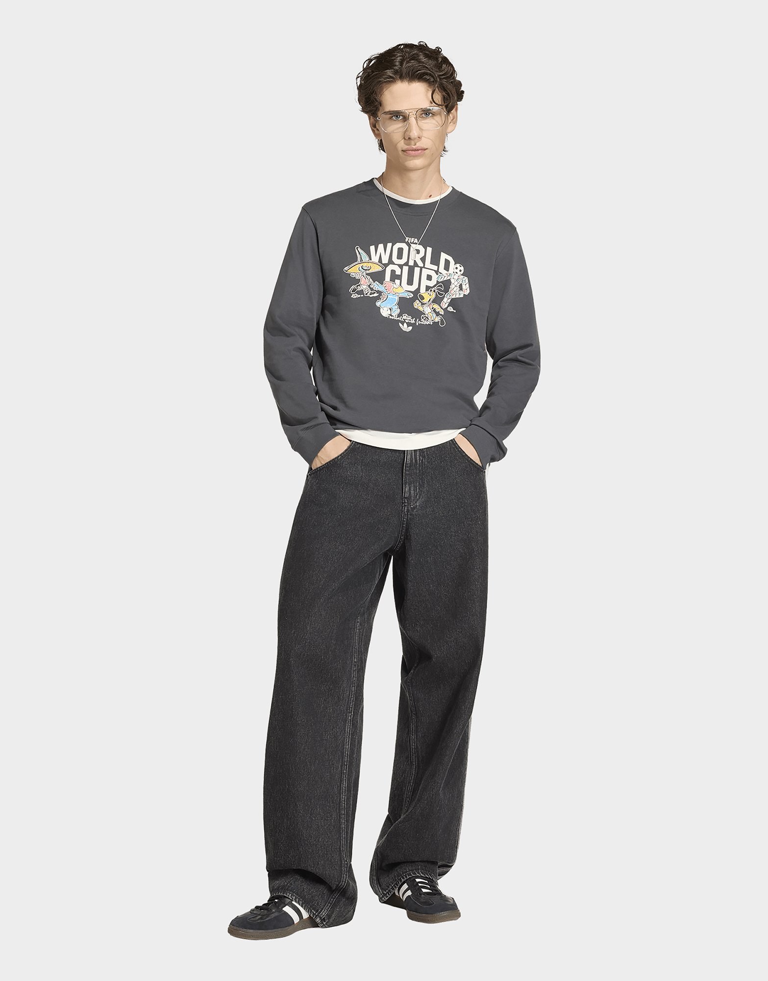 adidas Fifa Fussball-weltmeisterschaft 26™ Maskottchen T-shirt, Langärmlig