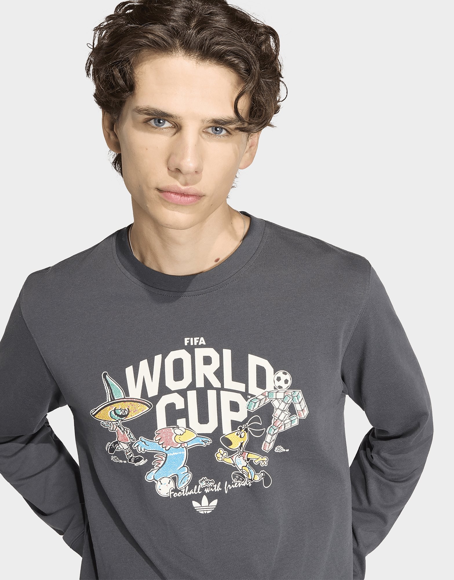 adidas Fifa Fussball-weltmeisterschaft 26™ Maskottchen T-shirt, Langärmlig