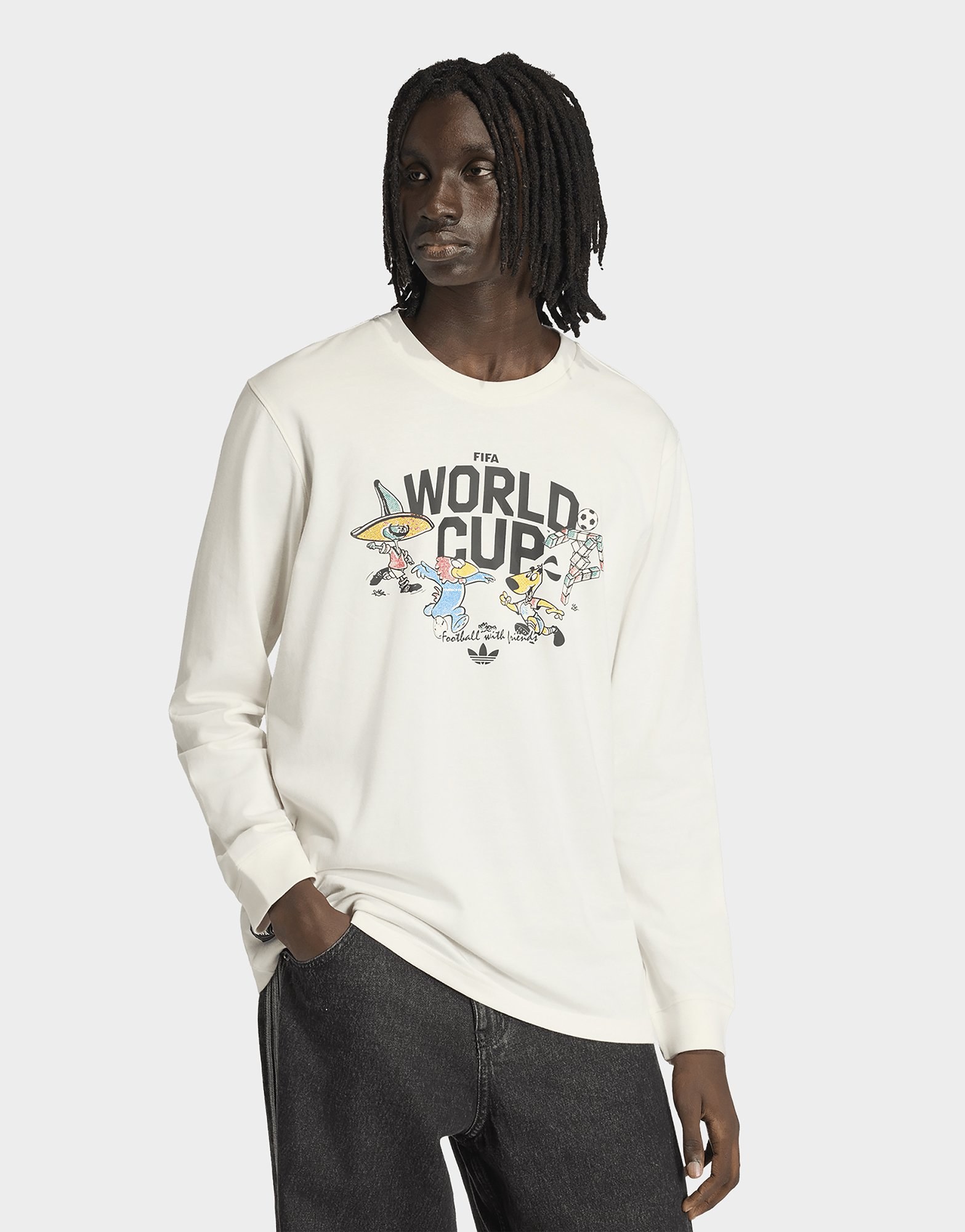 adidas Fifa Fussball-weltmeisterschaft 26™ Maskottchen T-shirt, Langärmlig