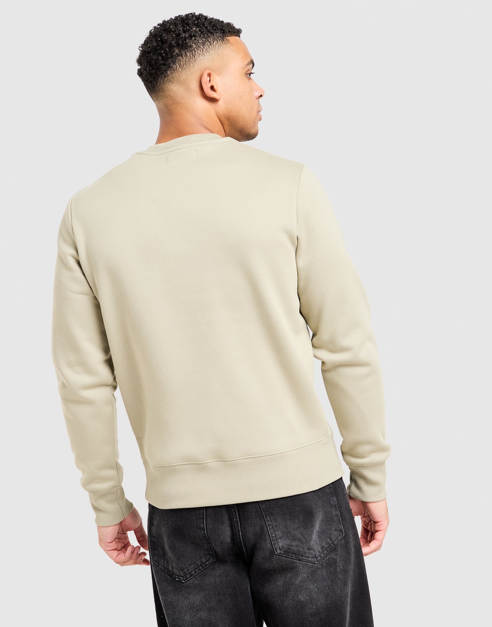 Fred Perry Stack Logo Crew Sweatshirt