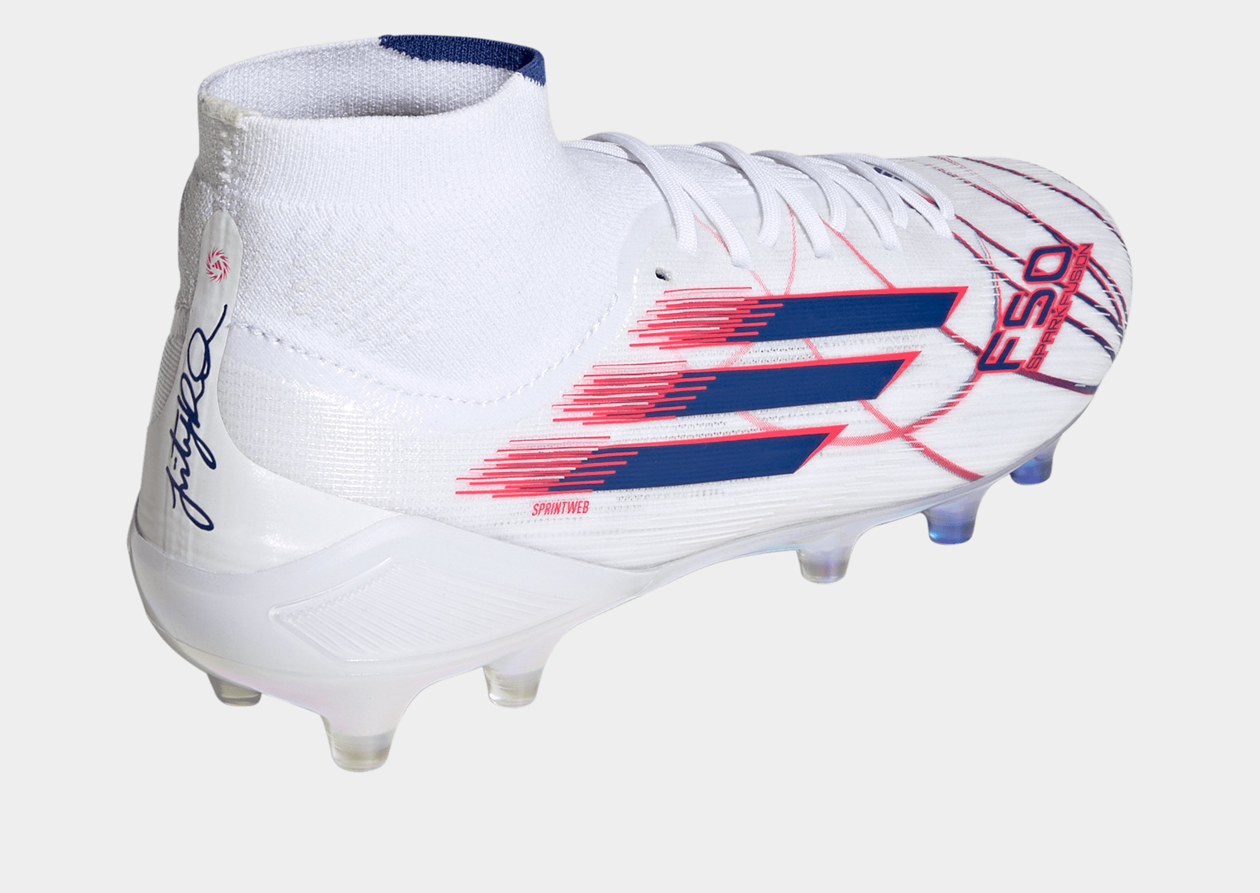 adidas F50 Sparkfusion Elite Mid Cut Fußballschuh, Feste Böden/kunstrasen