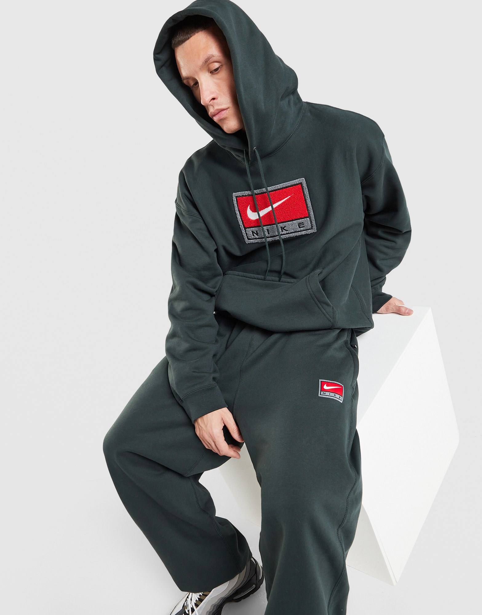 Nike Solo Swoosh Open Hem Fleece Jogginghose