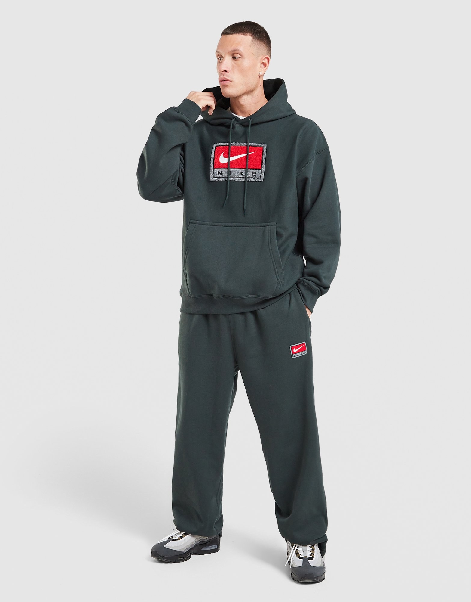 Nike Solo Swoosh Open Hem Fleece Jogginghose