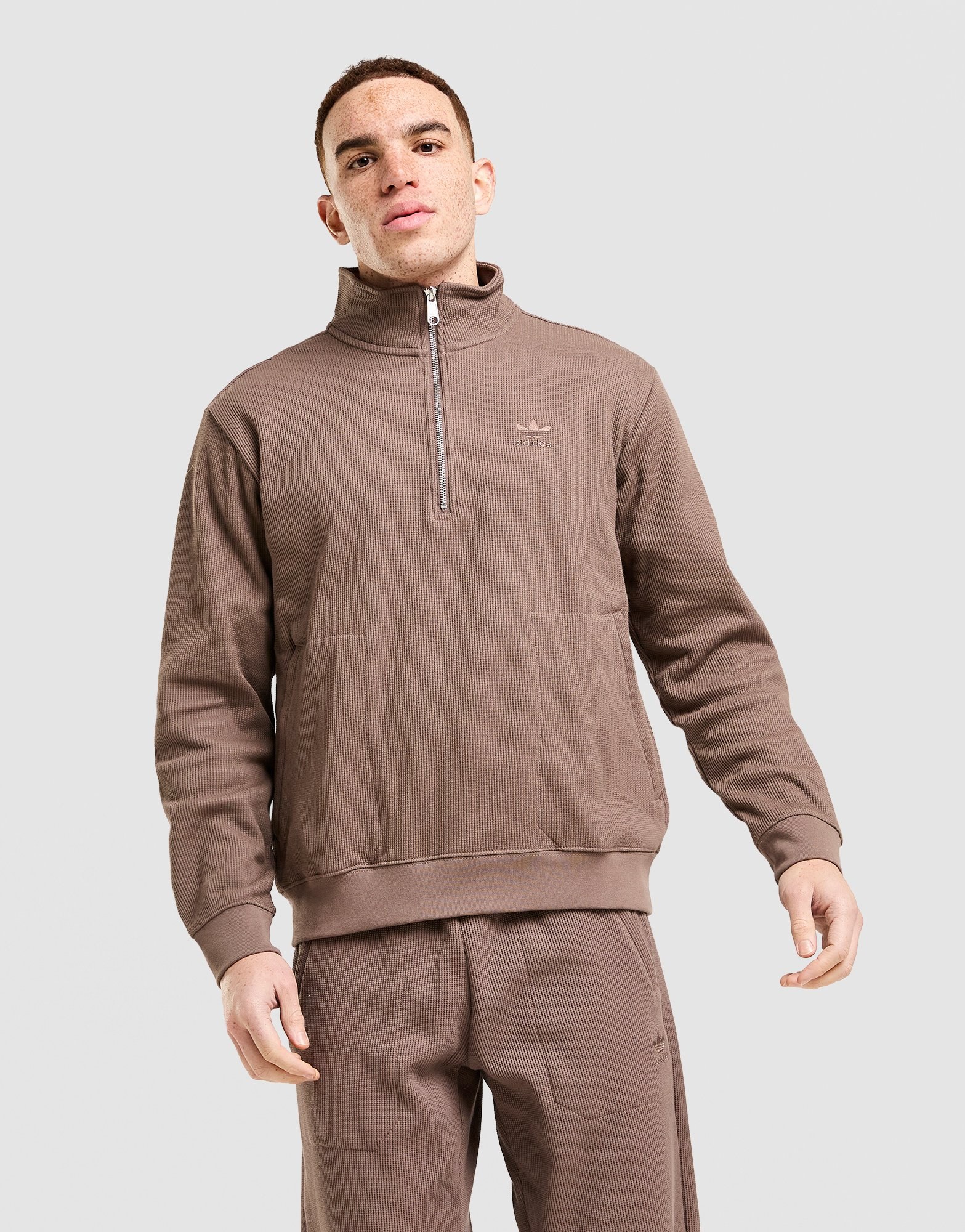 adidas Originals Waffle 1/4-Zip Sweatshirt