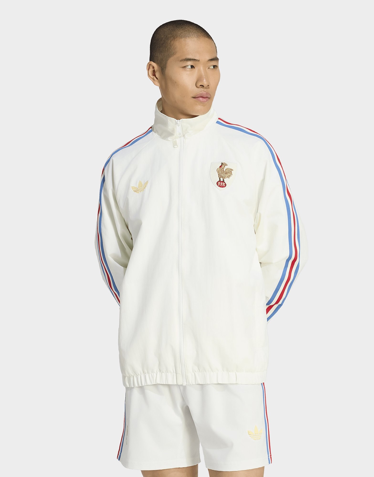 adidas Frankreich Rugby 120 Years Crunch Anthem Jacke
