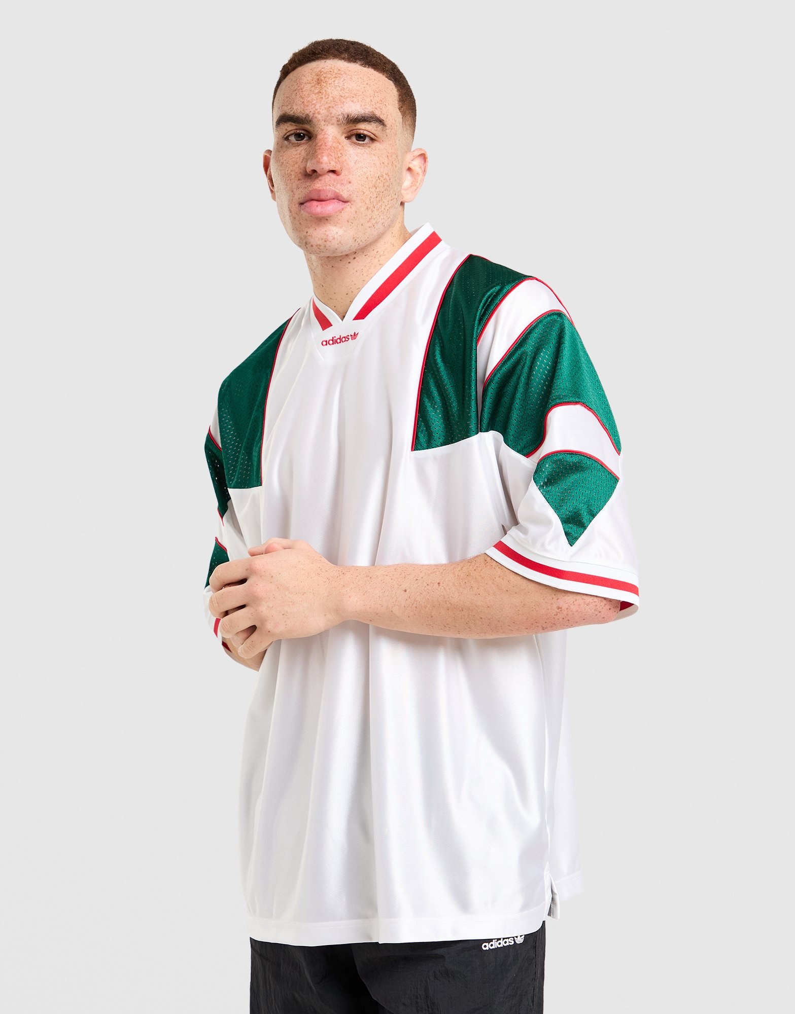 adidas Originals Mesh 3-Streifen Jersey