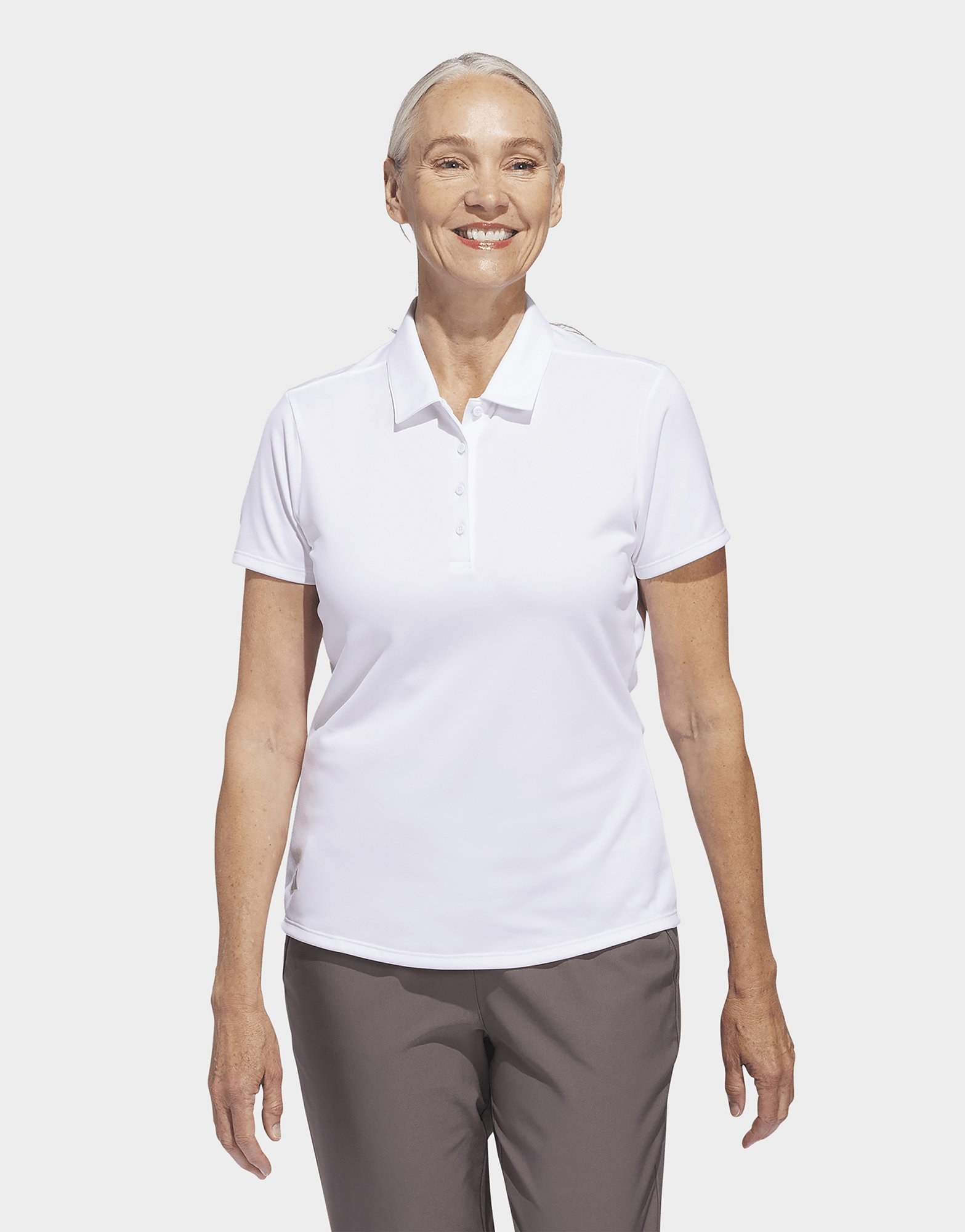 adidas Solid Performance Short Sleeve Poloshirt Für Damen