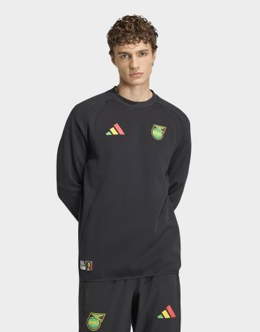 adidas Jamaika x Bob Marley Tiro Tech Sweatshirt, Rundhalsausschnitt